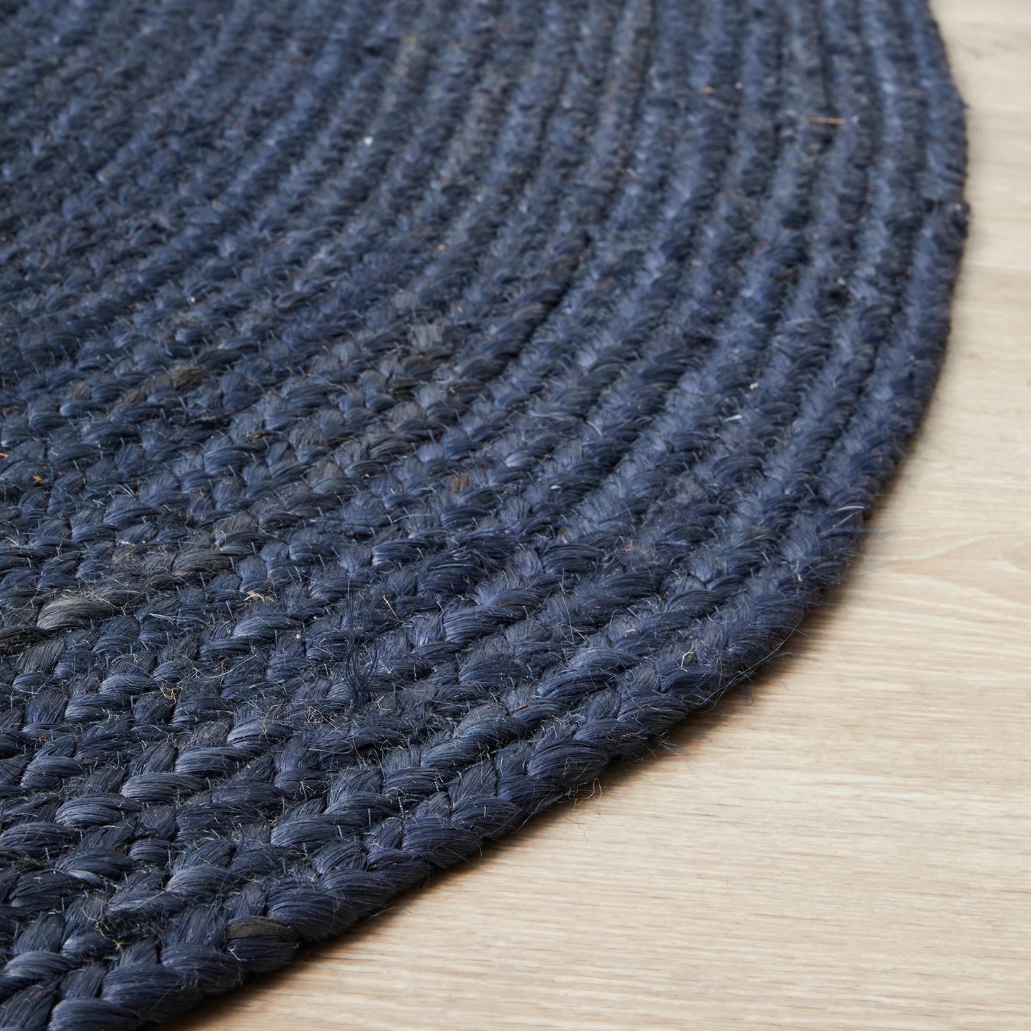 6 Common Ground Rugs Shoreline  220x150cm - Medium Oval Hand Braided Jute Rug - Blue, 6 of 9