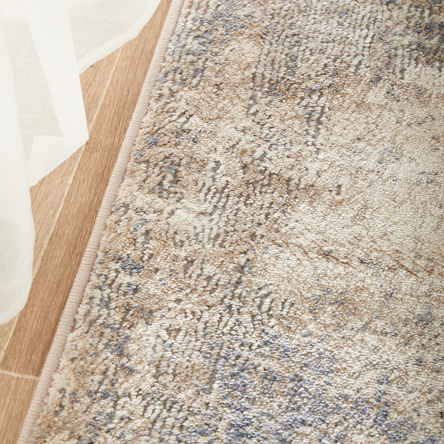 4 Common Ground Rugs Headland Aldo 200x80cm - Small Runner Power Loomed Pet Friendly Rug - Beige, 4 of 6