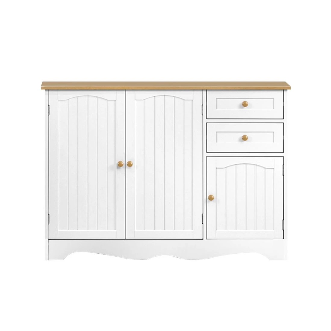 5 Artiss Buffet Sideboard 3 Doors - White, 5 of 8
