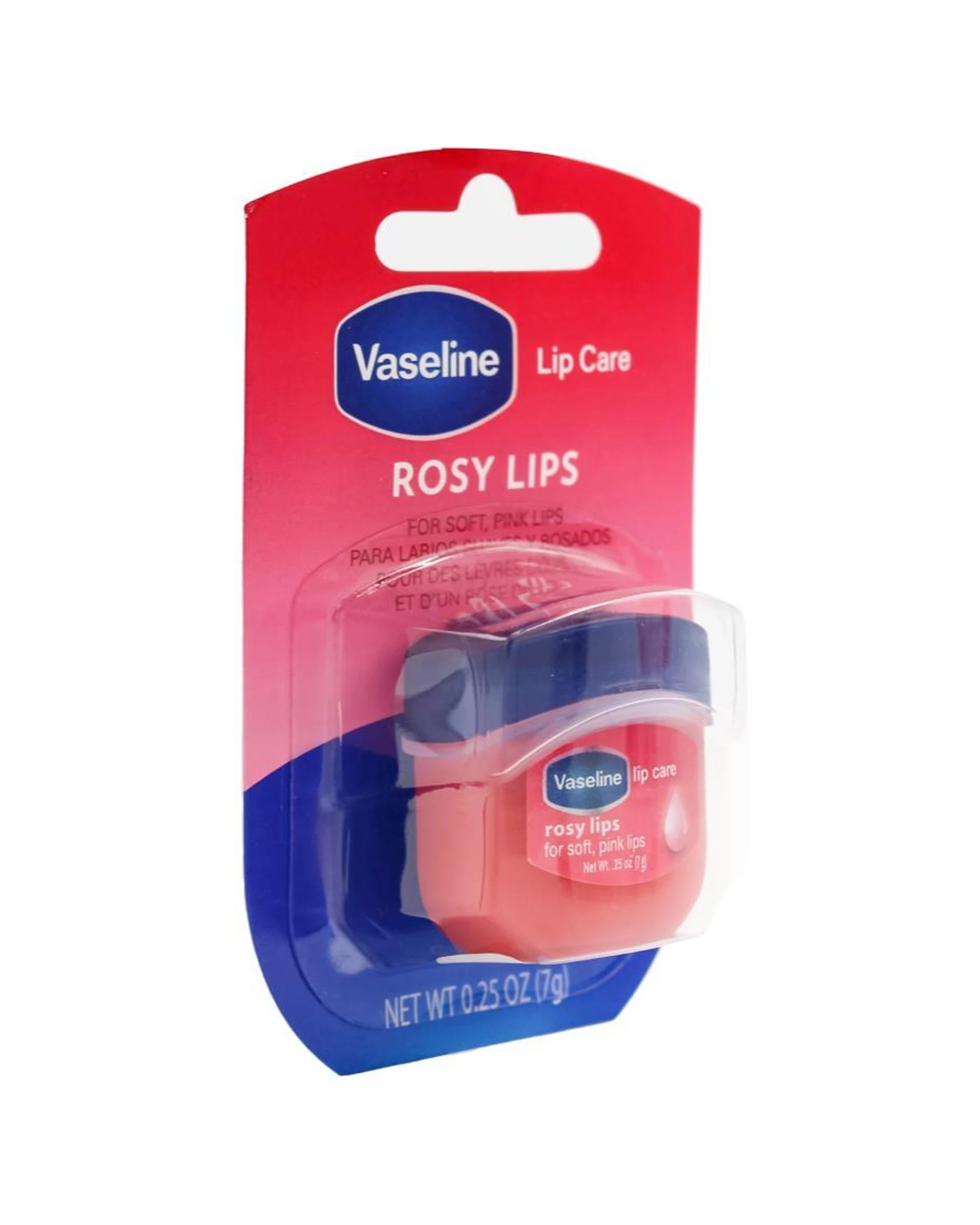4 Vaseline 4PK Lip Therapy 7g Petroleum Jelly Moisturiser Rosy Lips - Red, 4 of 4