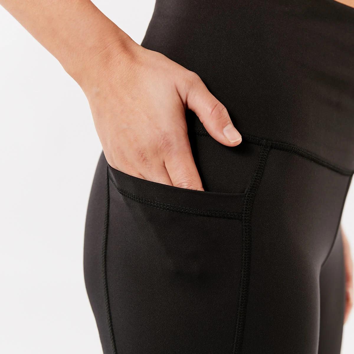 6 Active Womens Ultra High Rise Full Length Studio Leggings BLACK, 6 of 8