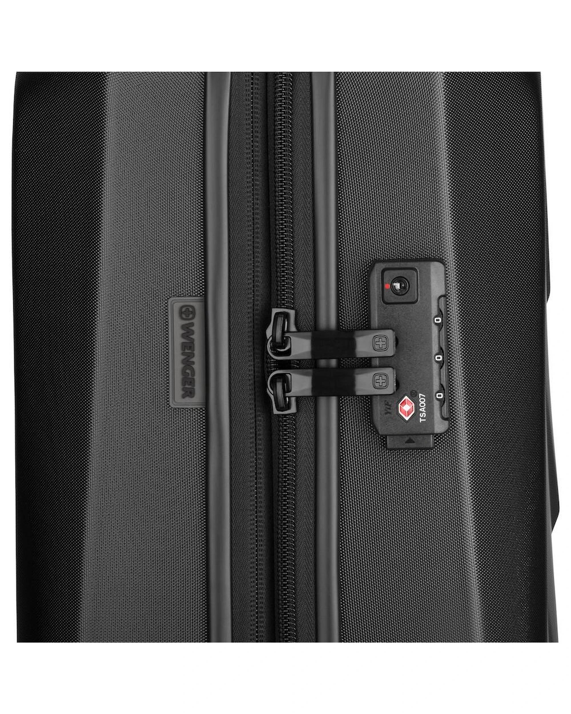 6 Wenger Prymo Hardside Expandable CarryOn Luggage Black, 6 of 9