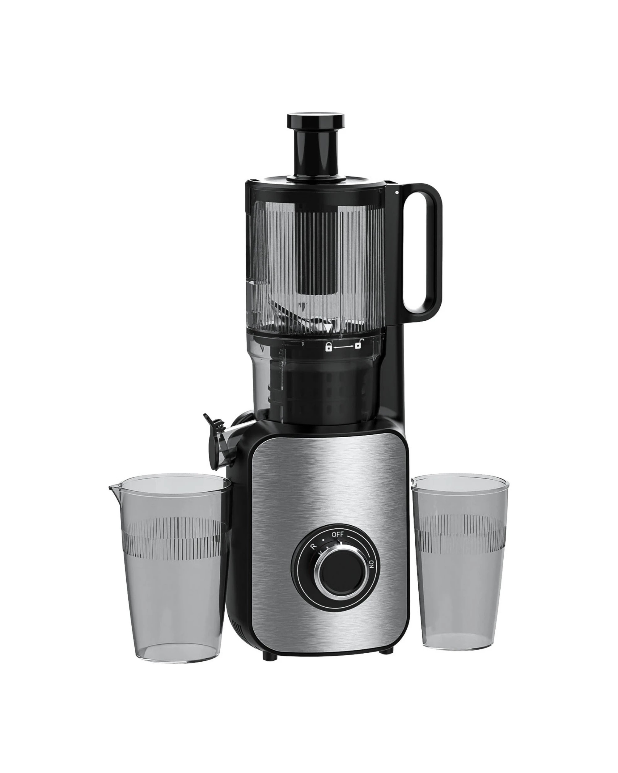 1 Advwin Cold Press Juicer, 122MM Wide Chute Juicer, 3-IN-1 Juicer Extractor, Masticating Slow Juicer with Reverse, 1 of 7