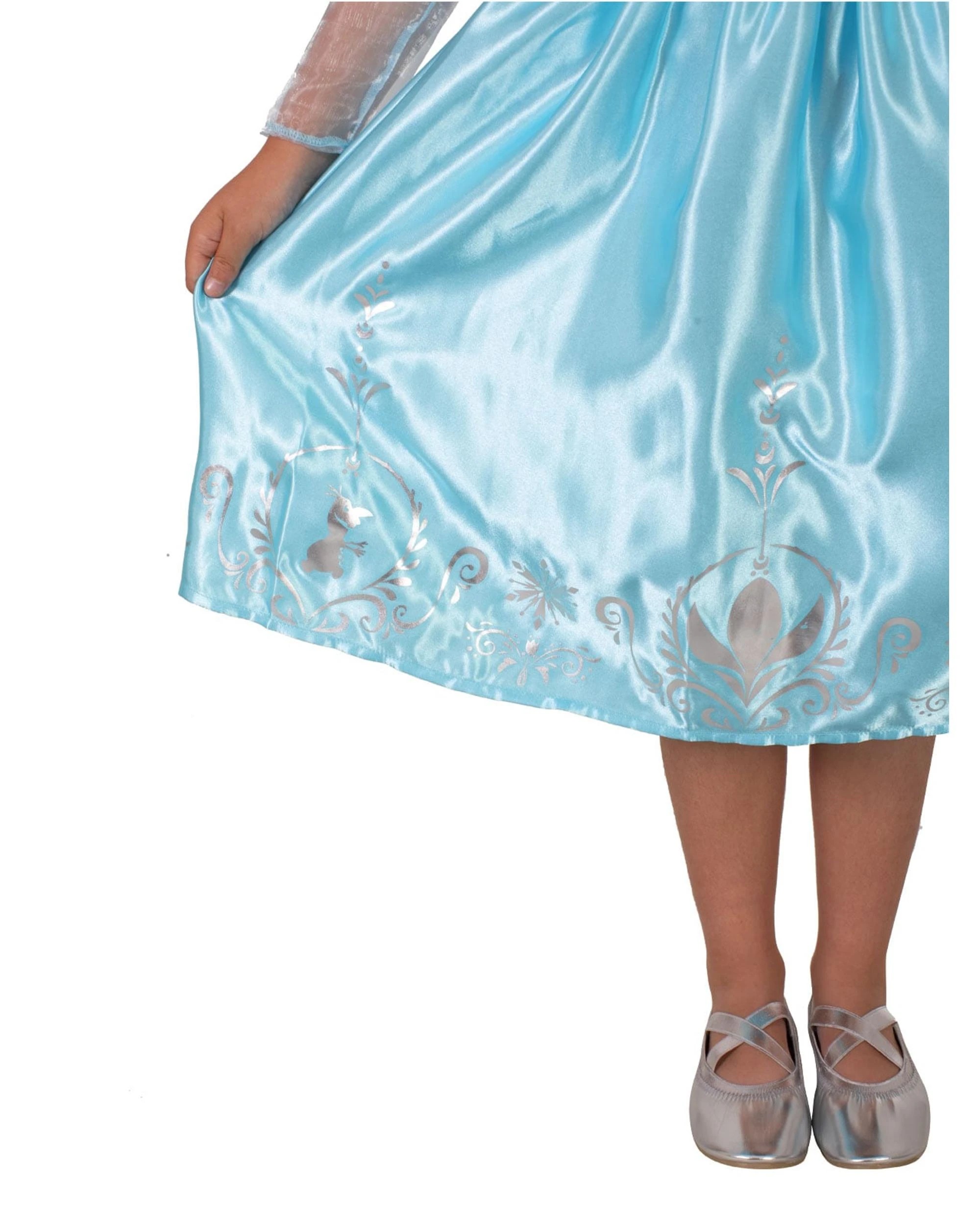 3 Disney Frozen Elsa Deluxe Cloak Child Costume 3-5 Years, 3 of 4
