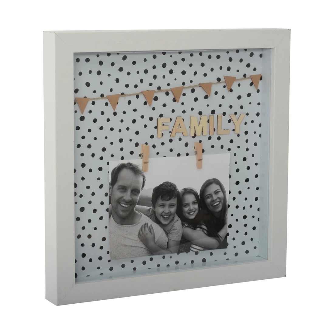 3 Shadow Box Frame - 12in. x 12in. (30.5cm x 30.5cm), White, 3 of 4