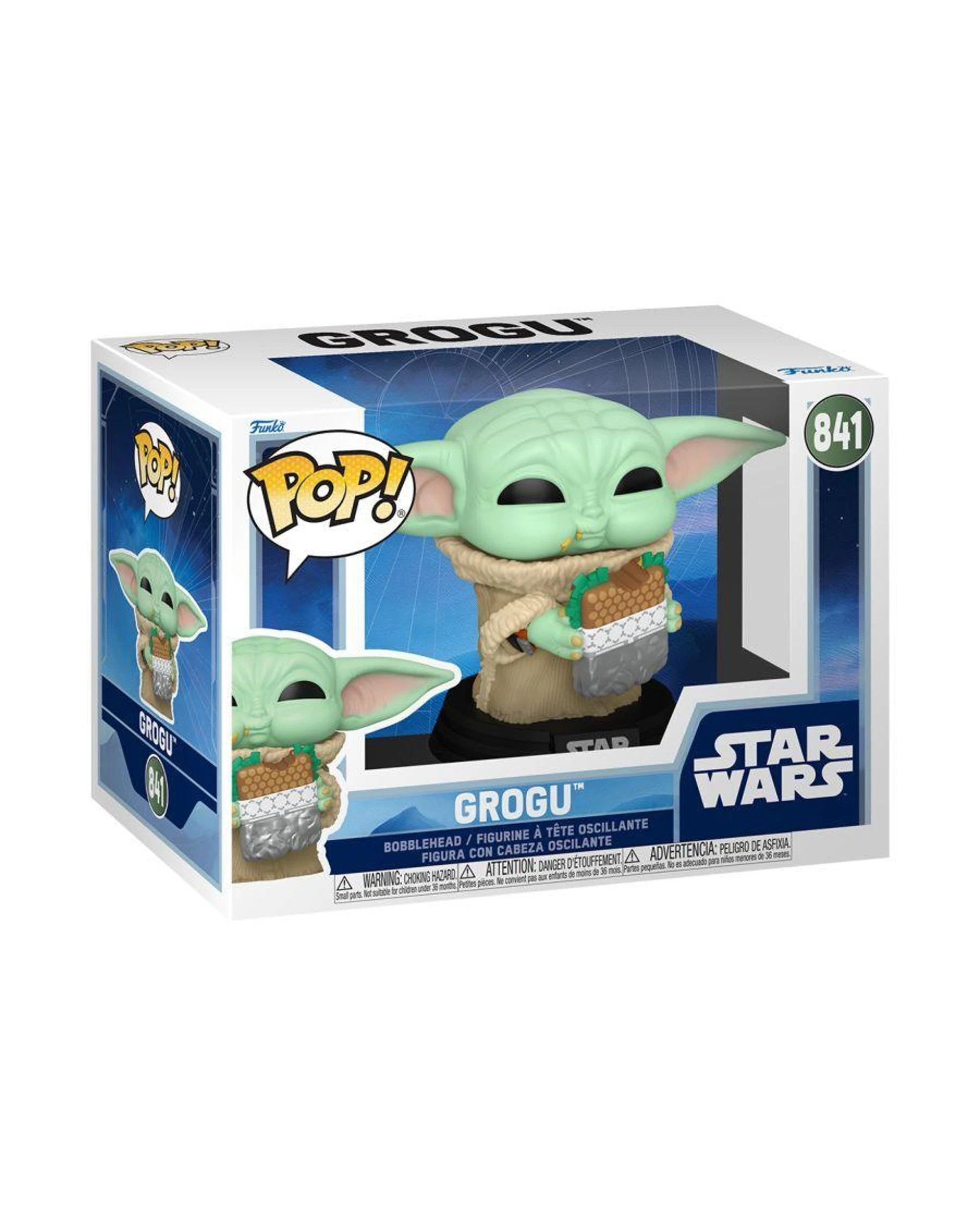 3 Star Wars The Mandalorian and Grogu Grogu With Food Funko POP! Vinyl, 3 of 3