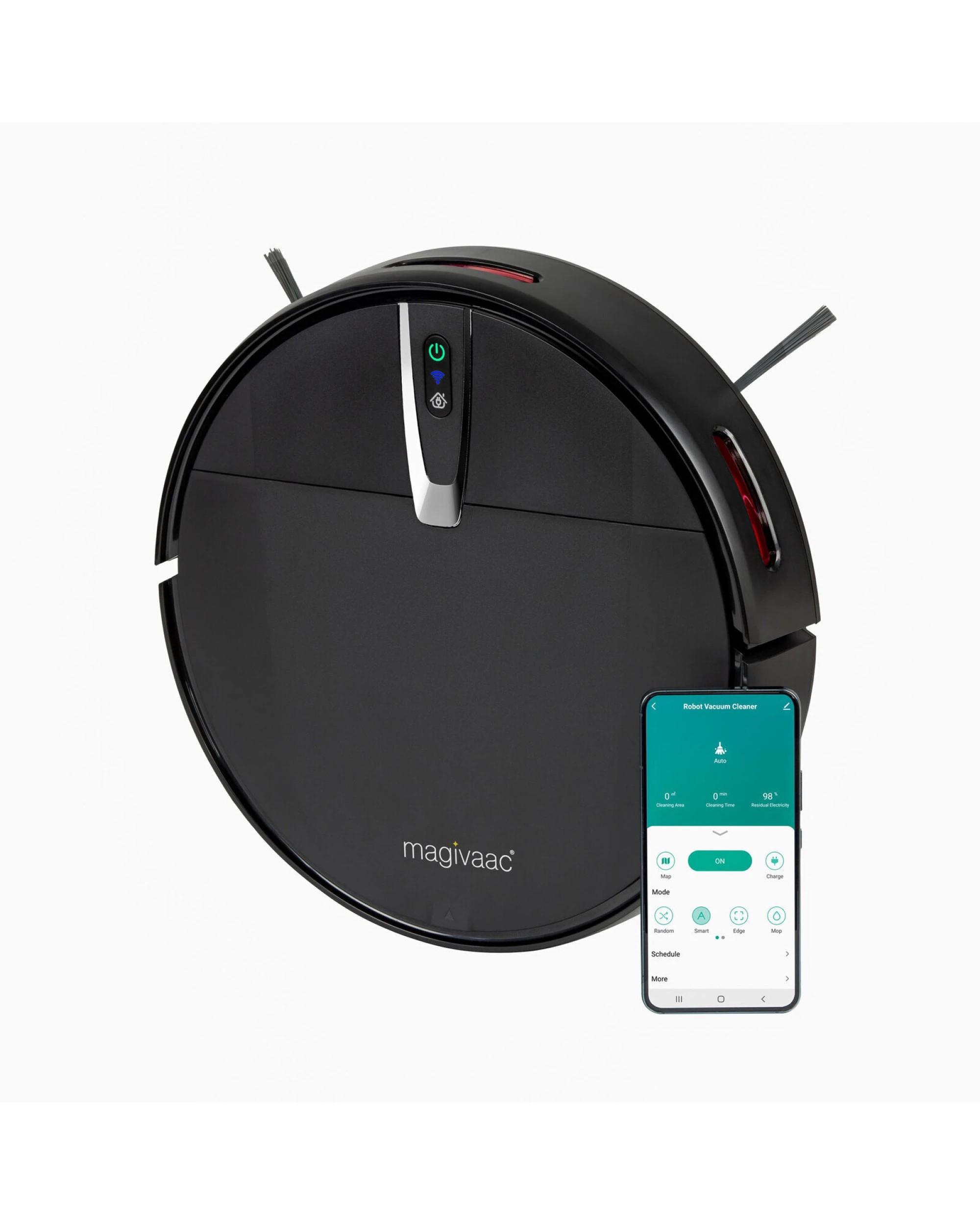 6 Magivaac Smart Robot Vacuum Cleaner w/ 3-in-1 HEPA & Mopping Pad (Black), 6 of 6