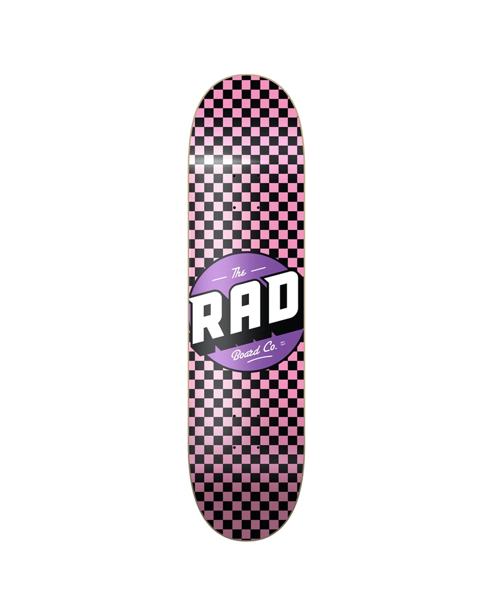 2 Rad Board Co Logo California Skateboard Deck Deck Width 7.75" - Multi, 2 of 2