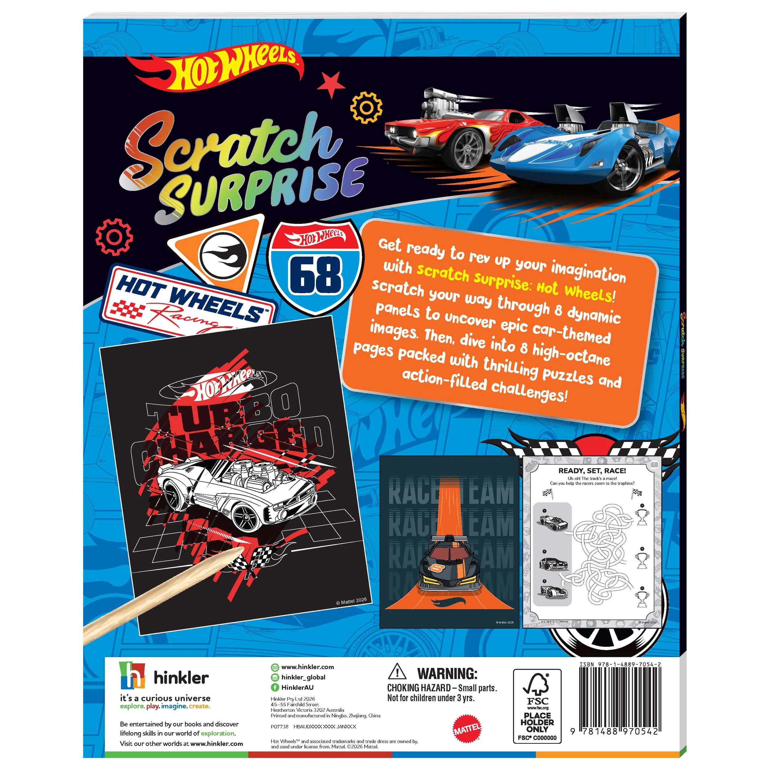 2 Scratch Surprise: Hot Wheels - Book, 2 of 5