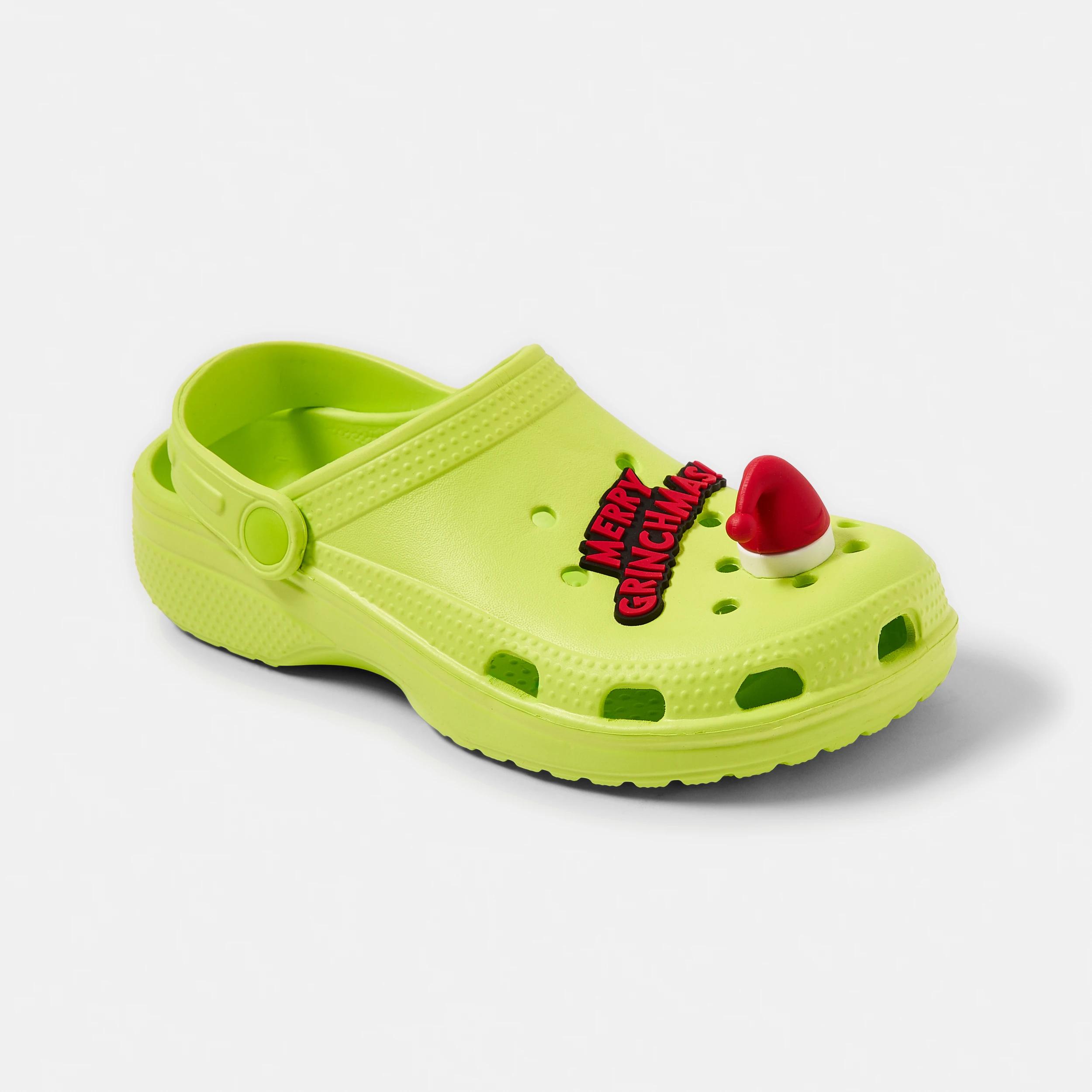 1 The Grinch License Clogs Lt Green, 1 of 5