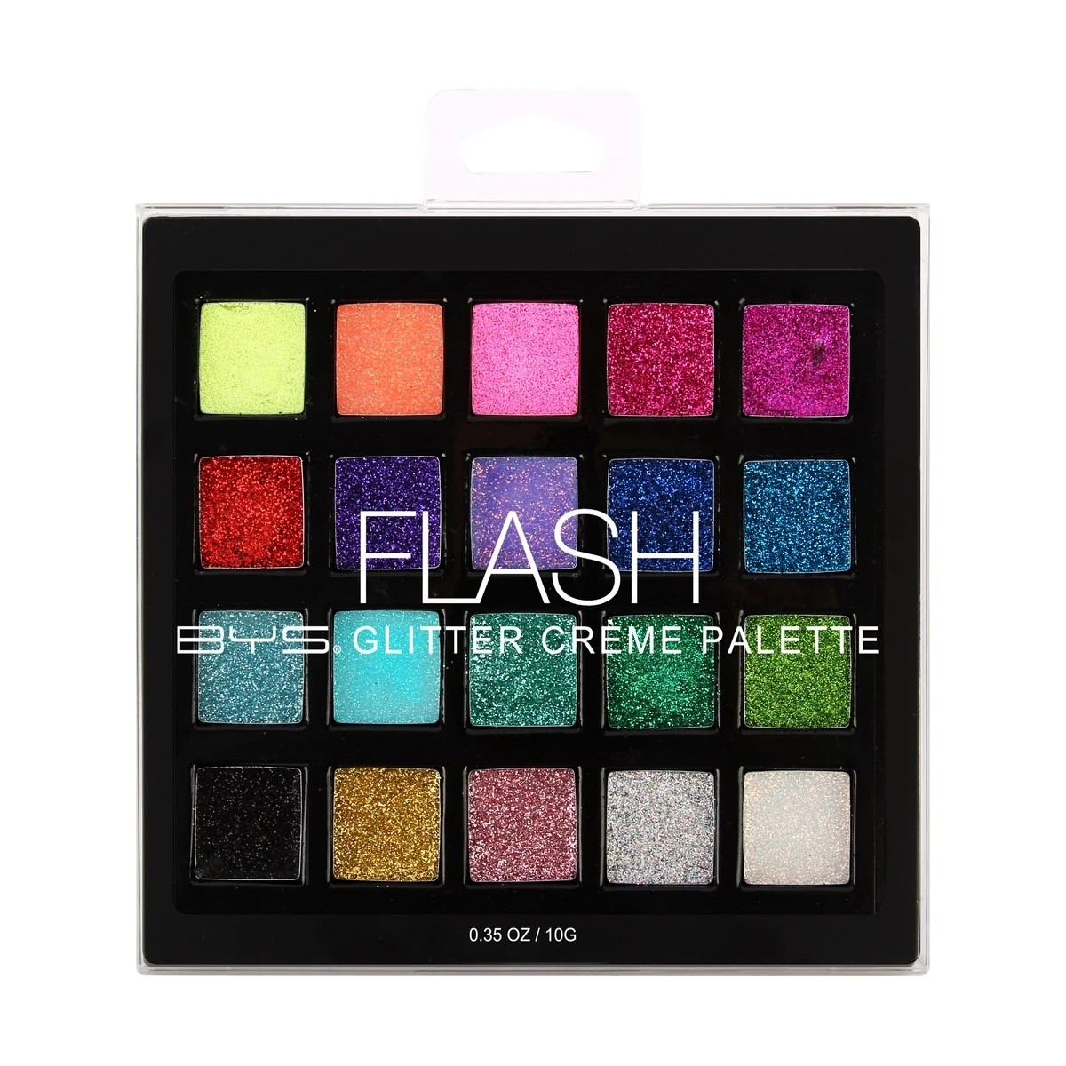 1 BYS Flash Glitter Creme Palette