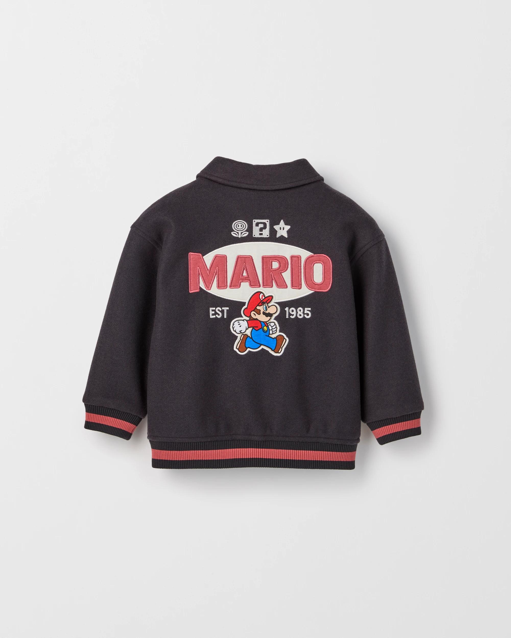 7 Super Mario Australian Cotton Jacket CREAM/CHARCOAL, 7 of 7