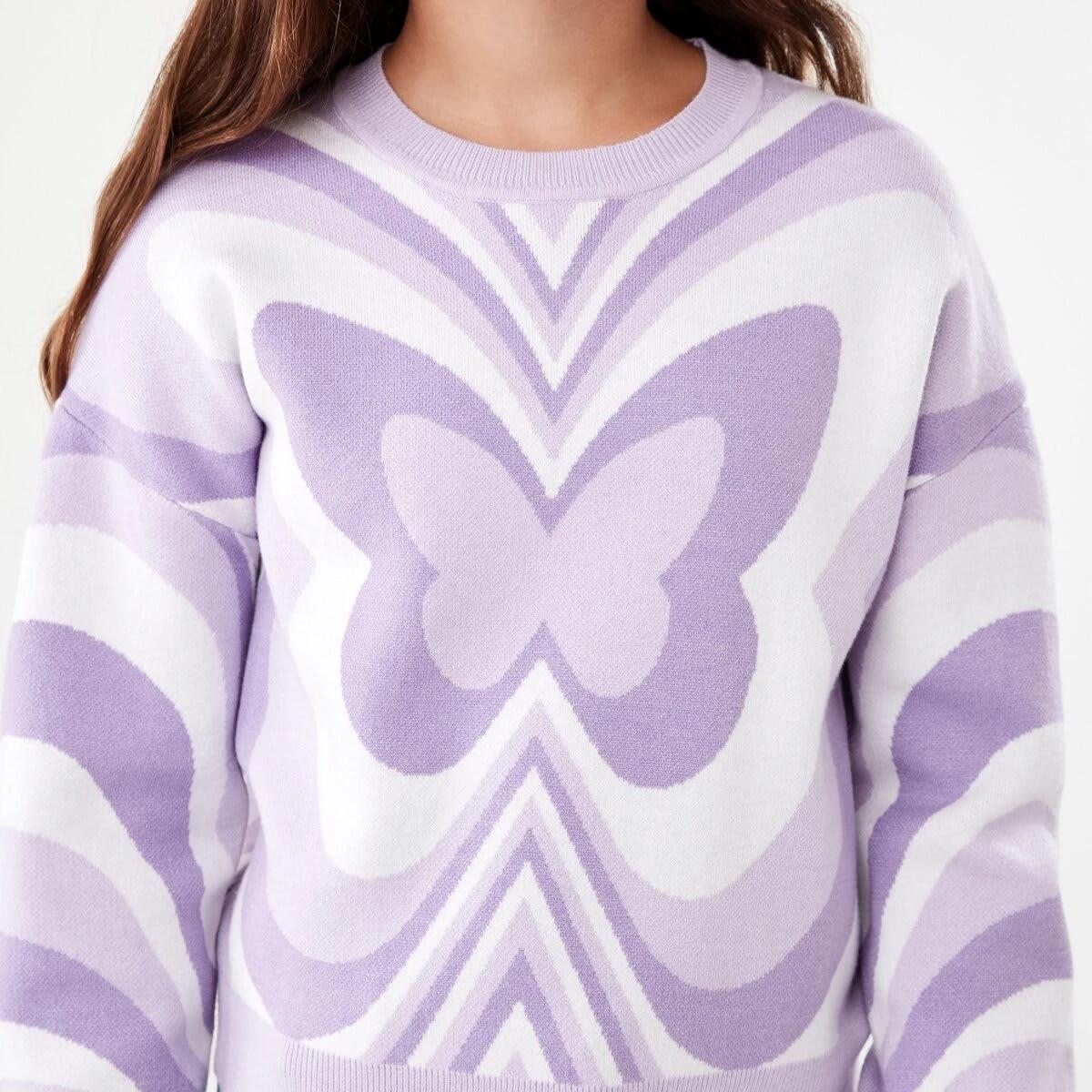 4 Jacquard Knit Top Marble, 4 of 8