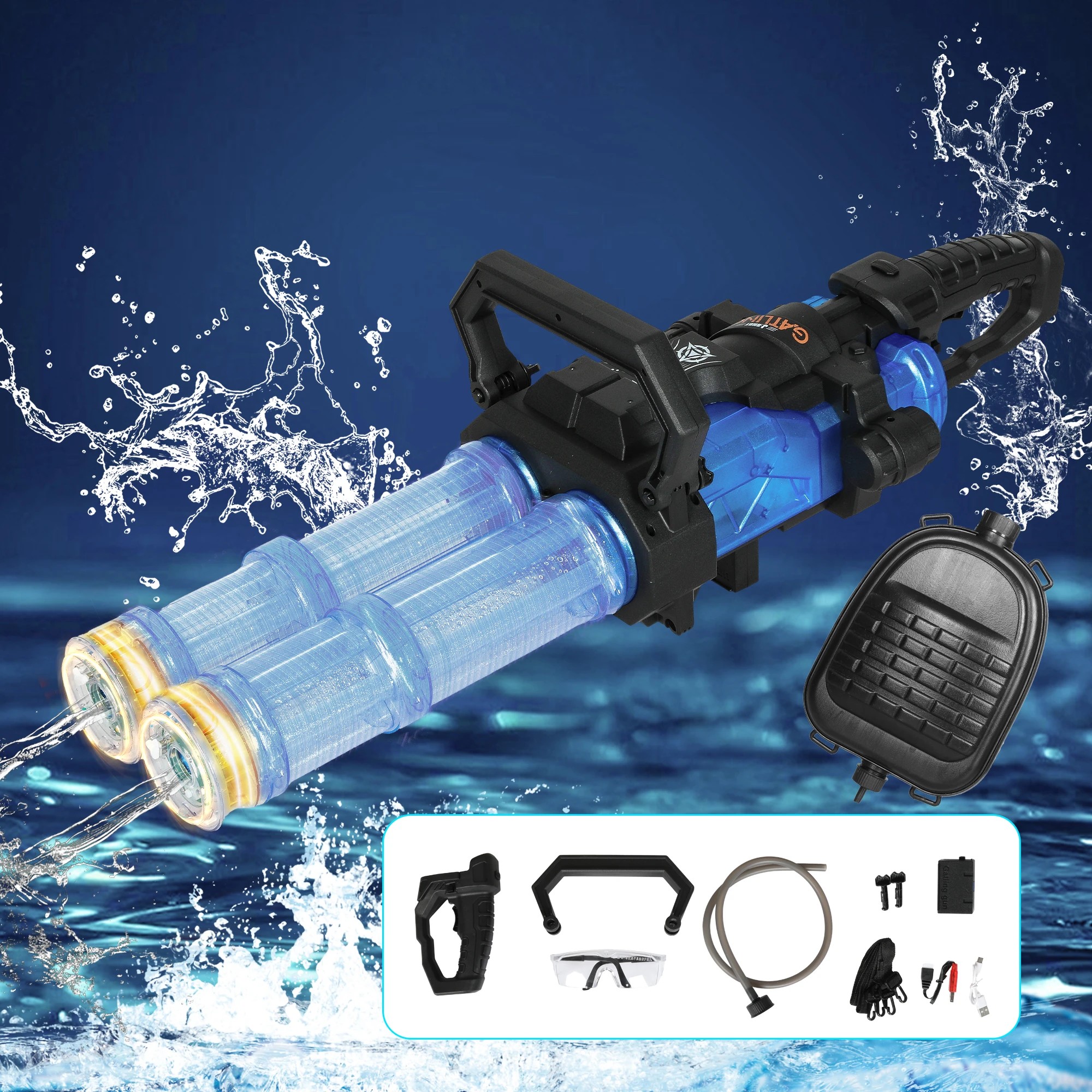 7 Traderight Electric Water Gun Dual-barrel, 7 of 7