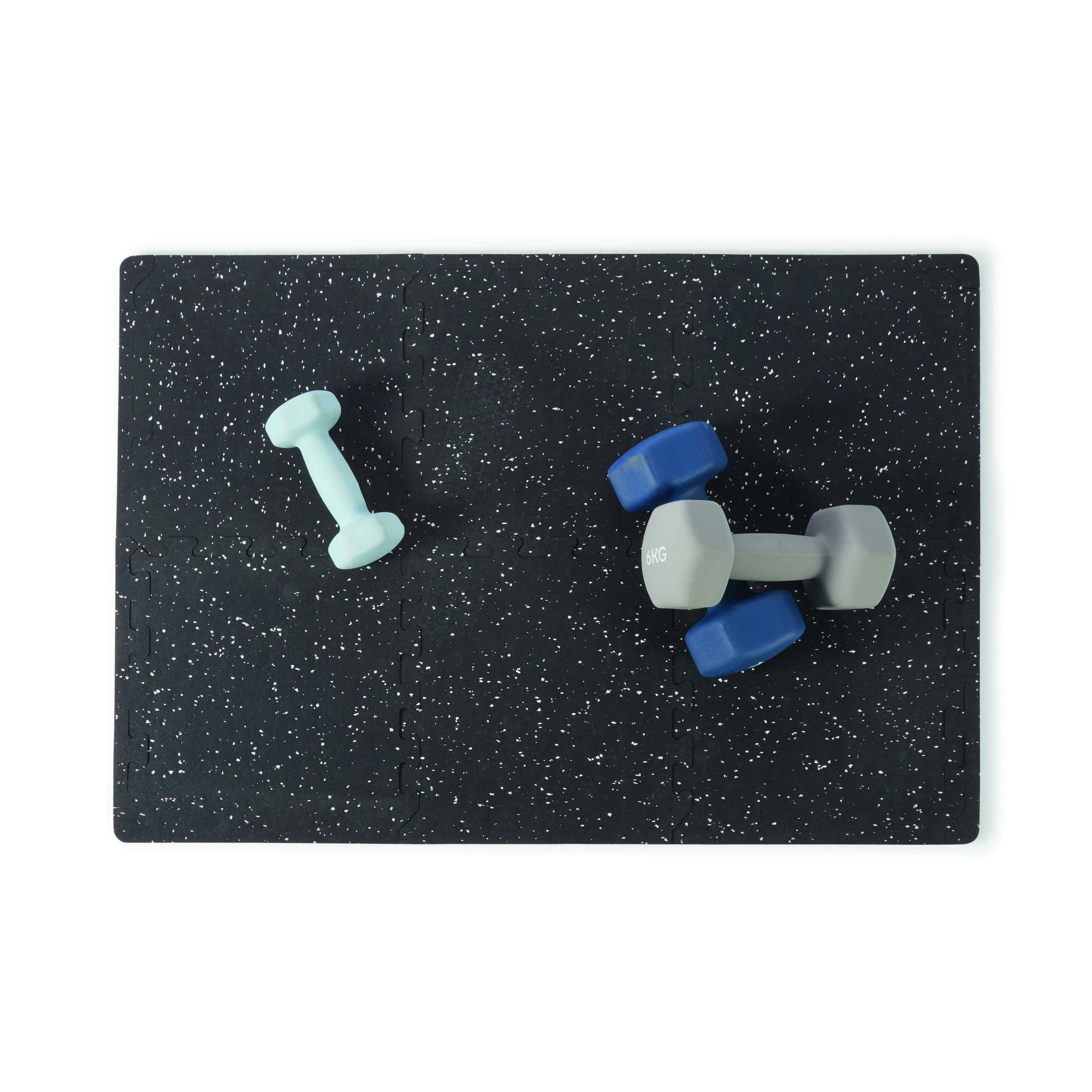 2 6 Pack High-Duty EVA Gym Flooring Tiles, 2 of 8