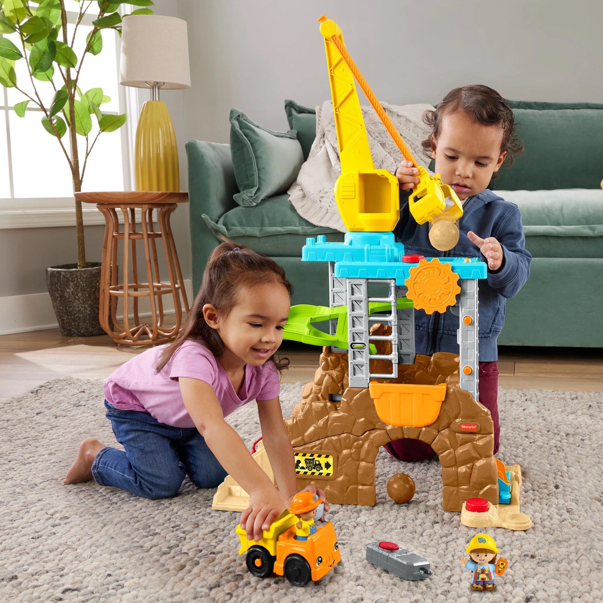 6 Fisher-Price Little People Work Together Construction Site Toddler Playset, 6 of 6