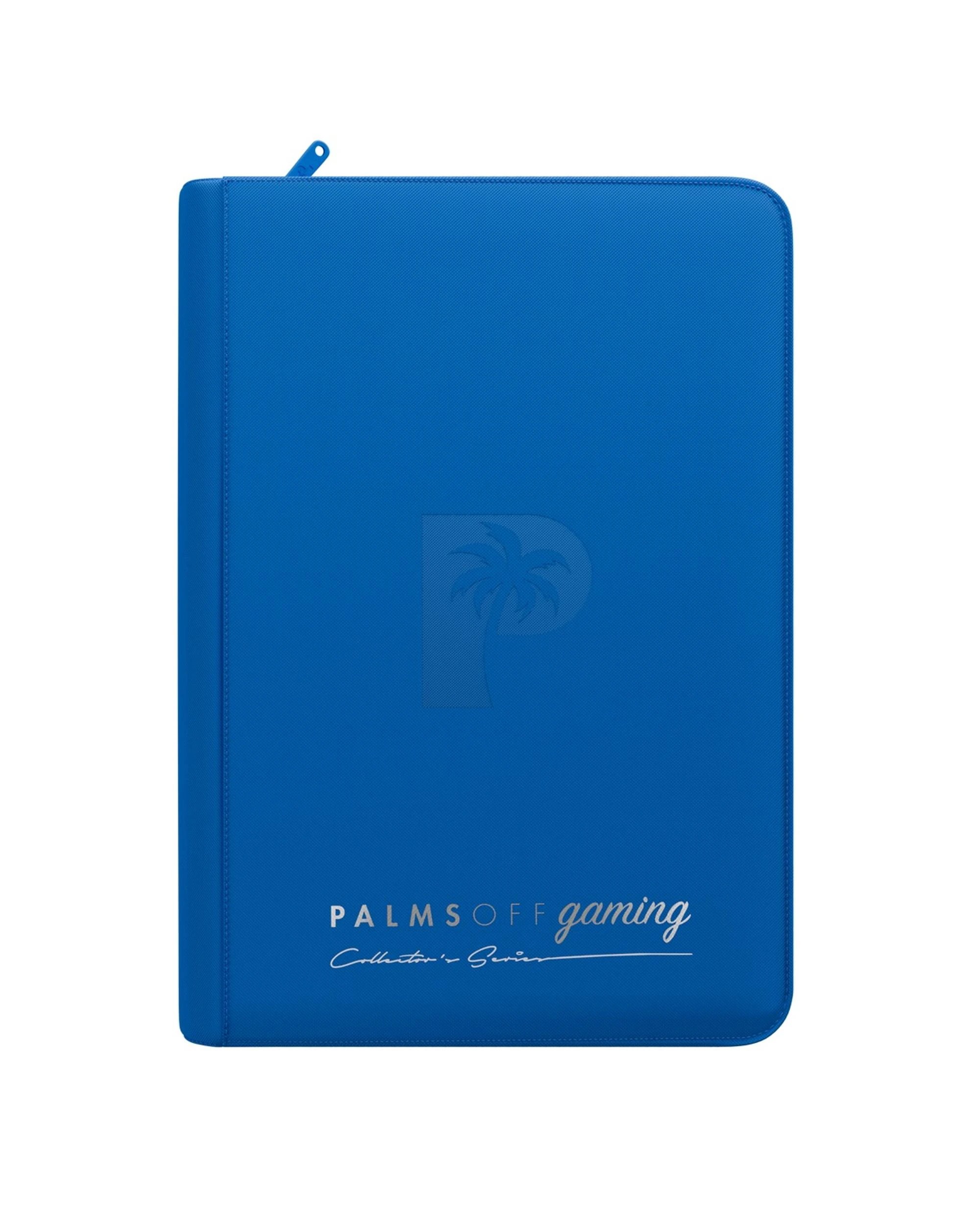 7 Palms Off Gaming Collector's Series 4 Pocket Zip Binder - Blue, 7 of 8