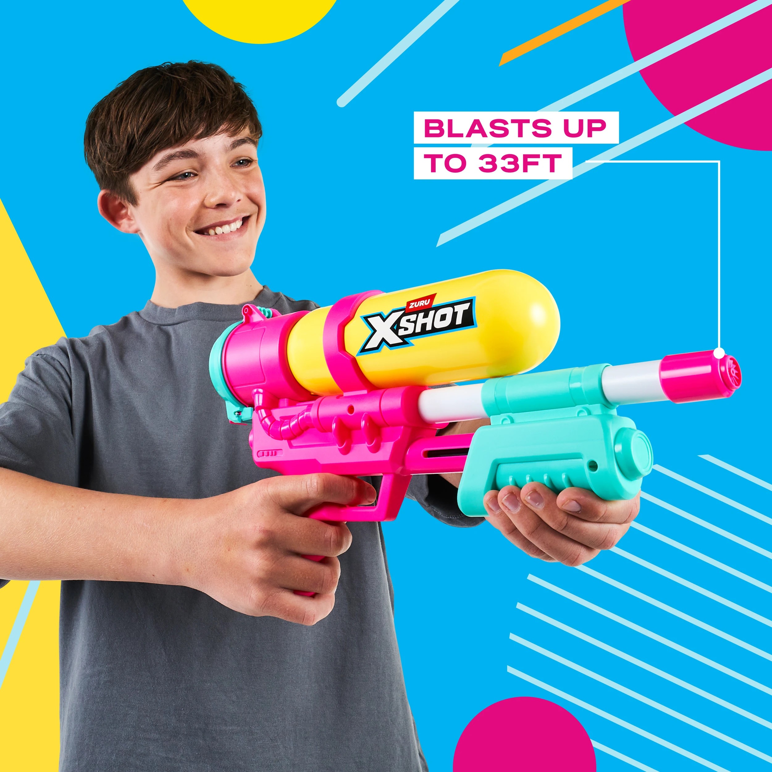 6 Zuru X-Shot Water Fast Fill 80s Super Splash Water Blaster, 6 of 9