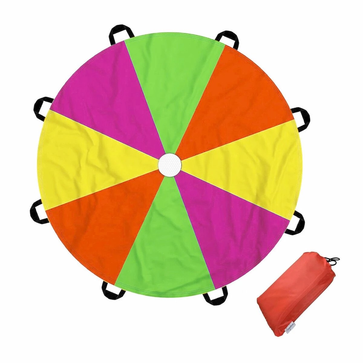 1 AUSWAY 3.5m Kids Toy Parachute Group Play Game Childrens Educational, 1 of 4