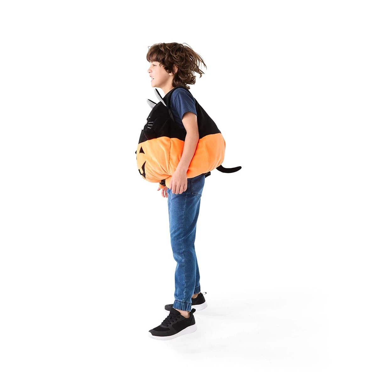 3 Squishy Vest Pumpkin Cat Costume - Ages 4+, 3 of 10