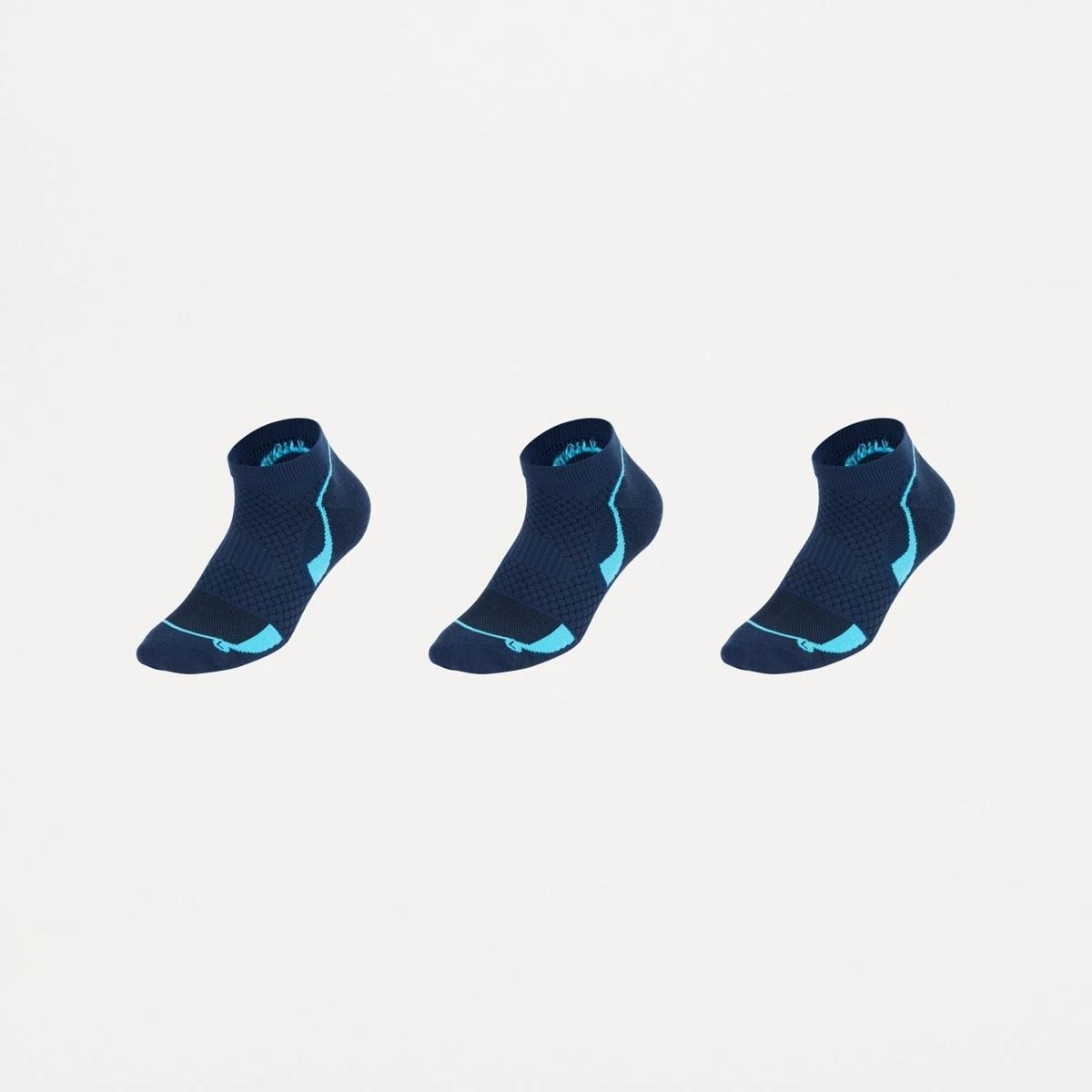 1 3 Pack Compression Low Cut Socks COMPRESSION NAVY, 1 of 3
