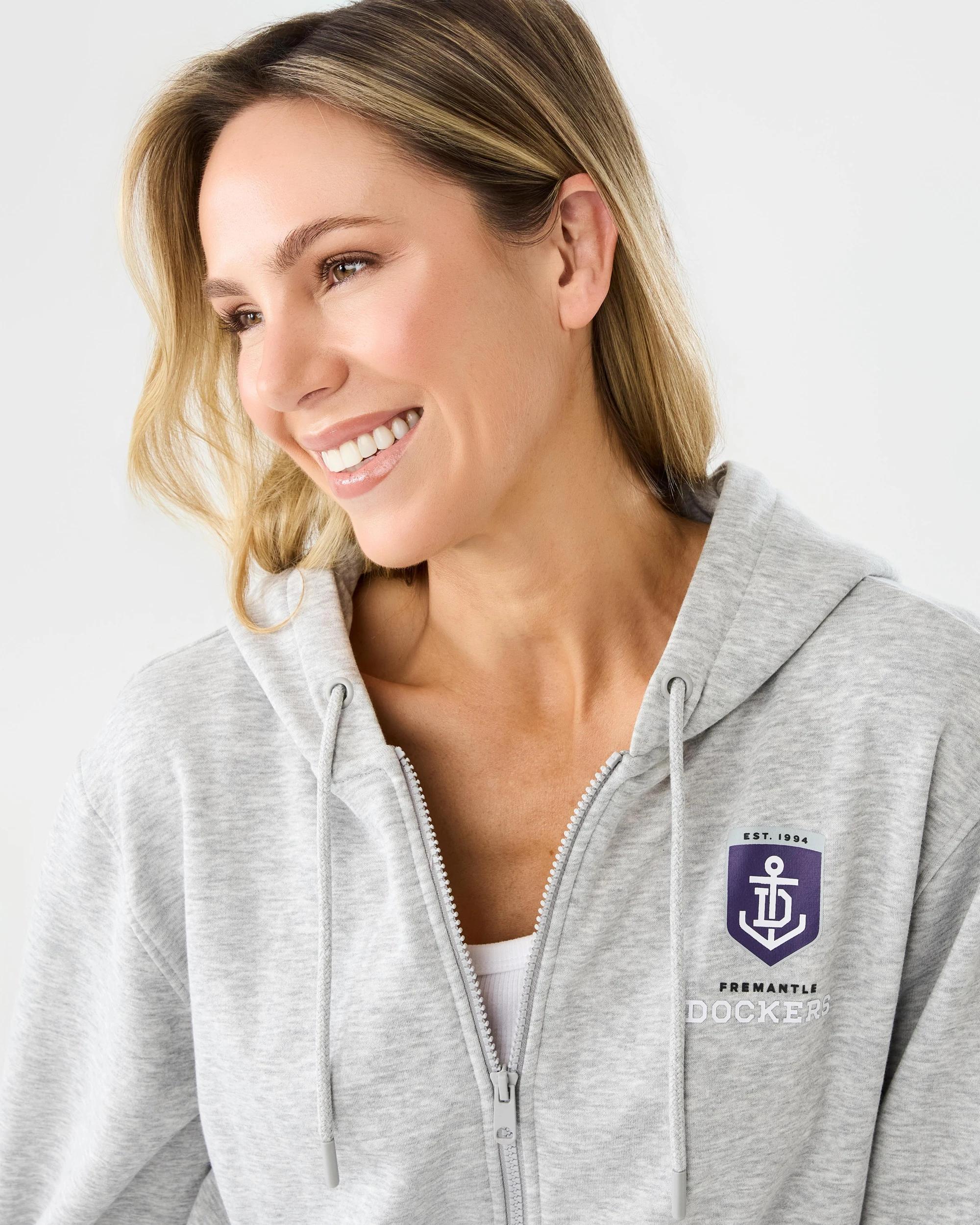 5 Official AFL Adult Zip Through Hoodie Fremantle, 5 of 10