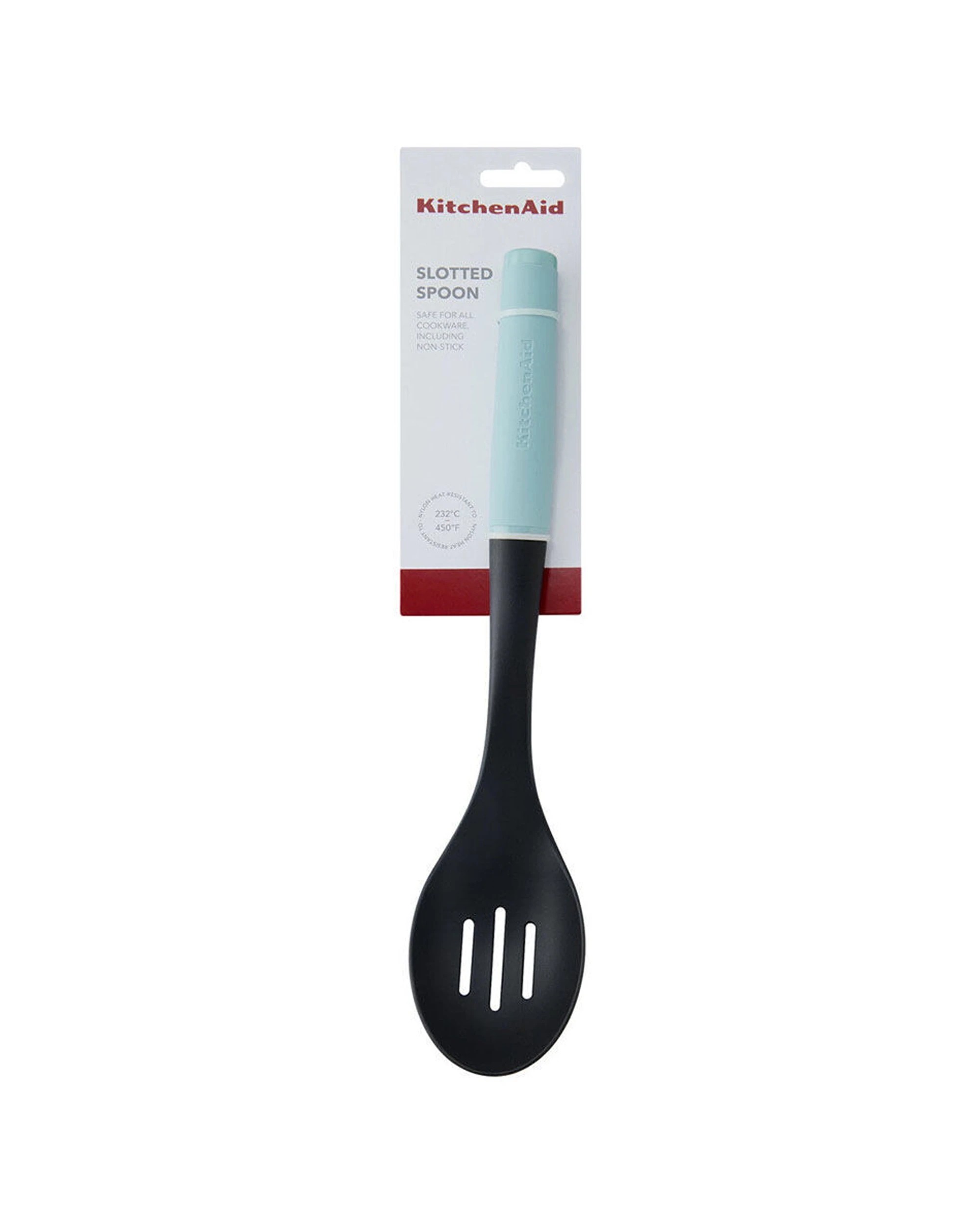 2 KitchenAid Plastic Soft Grip Slotted Spoon 2PK Heat Resistant Durable Utensil - Multi, 2 of 6