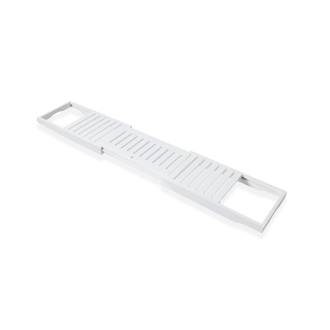 6 Adjustable Bath Caddy - White, 6 of 8