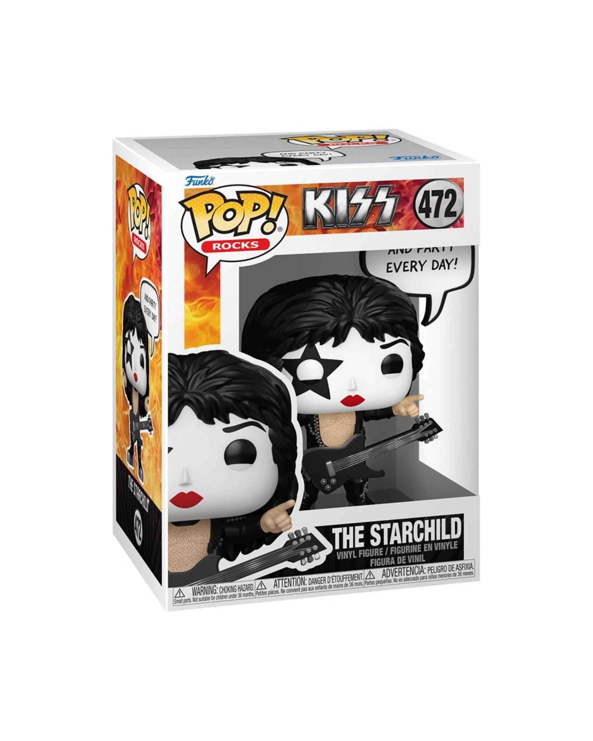 3 KISS The Starchild Rock and Roll All Night Sayings Funko POP! Vinyl, 3 of 3