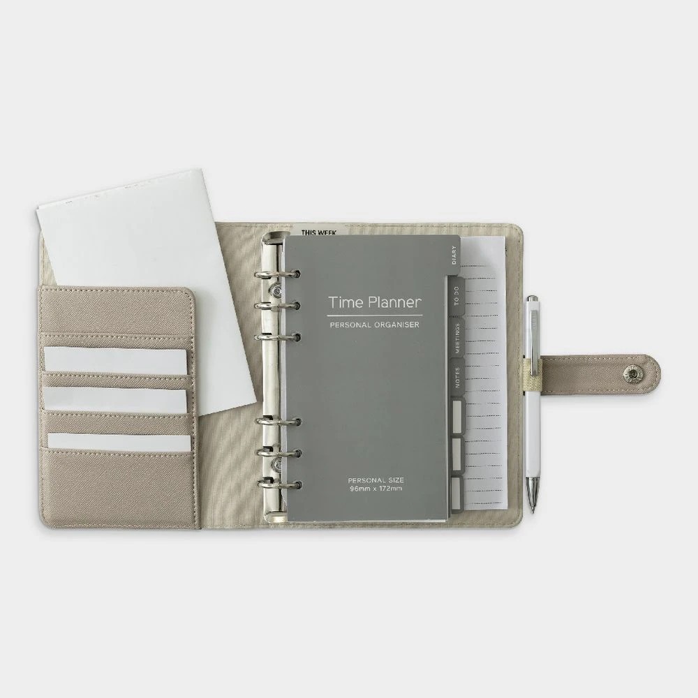 4 Otto Undated Personal Time Planner Stone, 4 of 10