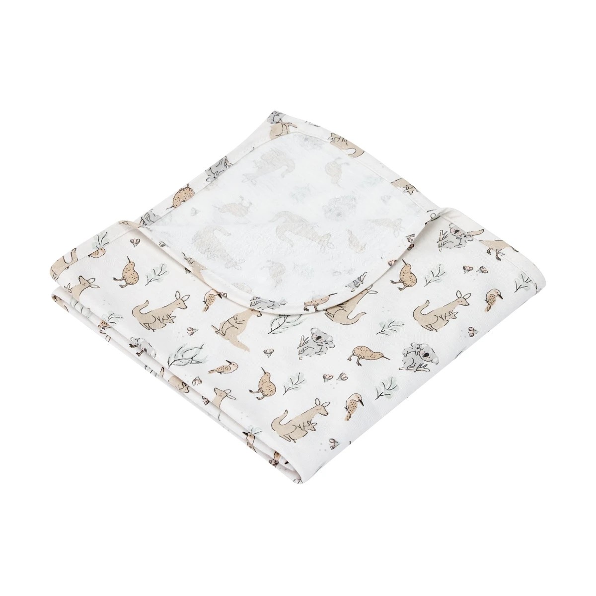 1 Cotton Jersey Blanket - Australiana, 1 of 5