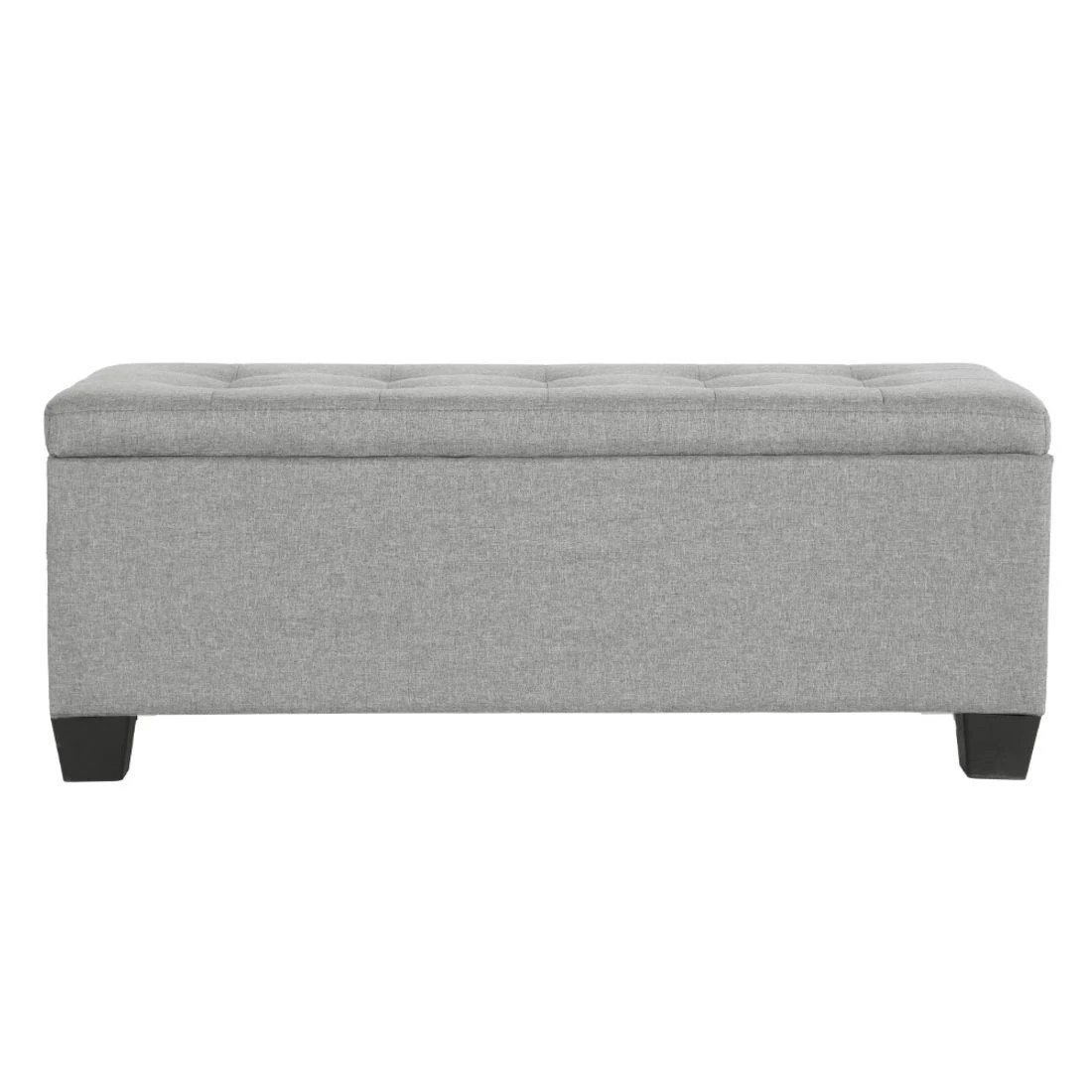 3 Artiss Storage Ottoman Blanket Box 97cm Light - Grey, 3 of 9
