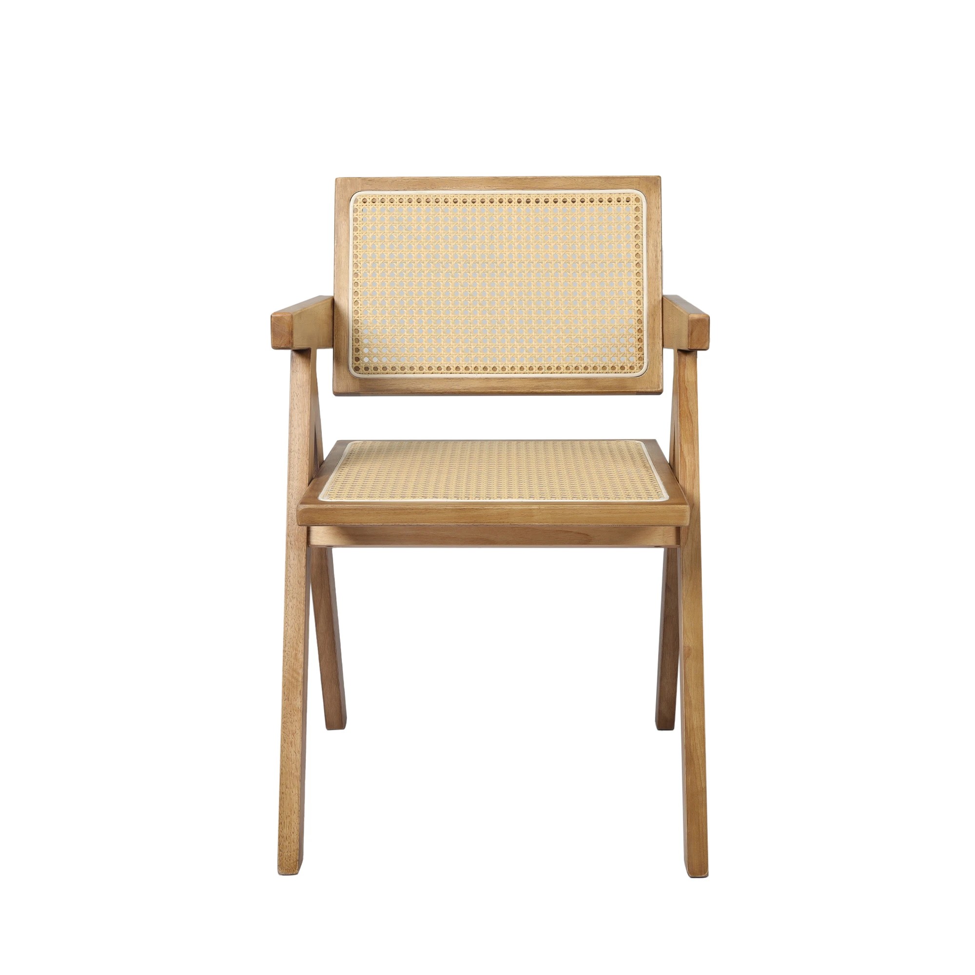 2 Levede 1 Set Of 2 Rattan Dining Chair - Natural, 2 of 6