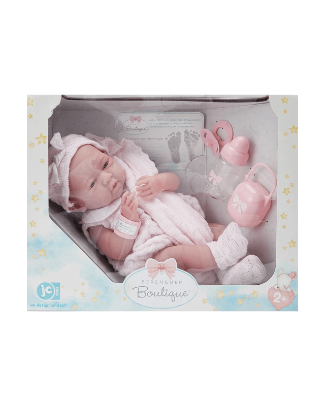 Berenguer Boutique Newborn Girl Doll with Brac