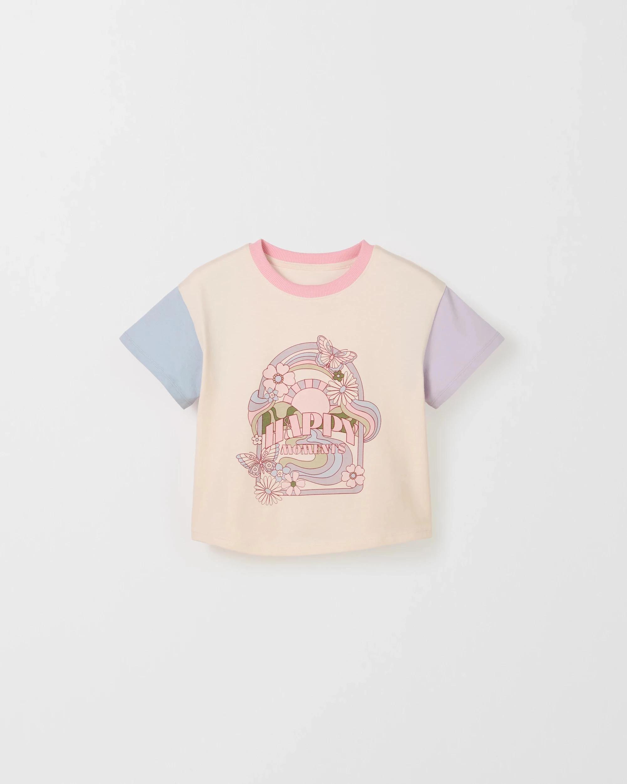 6 Target Kids Australian Cotton Boxy T-Shirt CREAM, 6 of 7