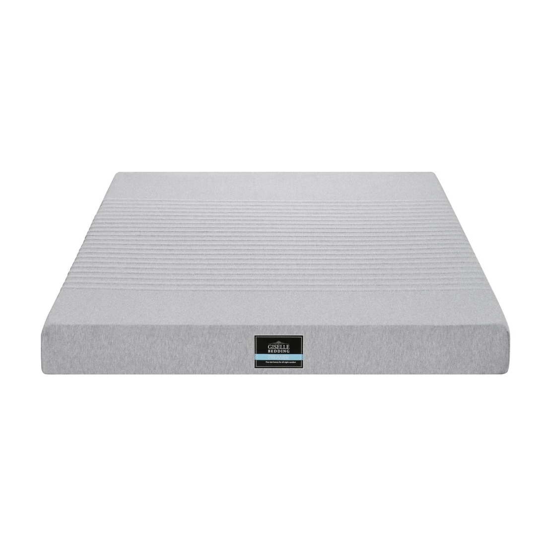 1 Giselle Bedding Cool Gel Memory Foam Mattress 7-Zone Washable Bamboo Cover 15cm King - Grey, 1 of 10