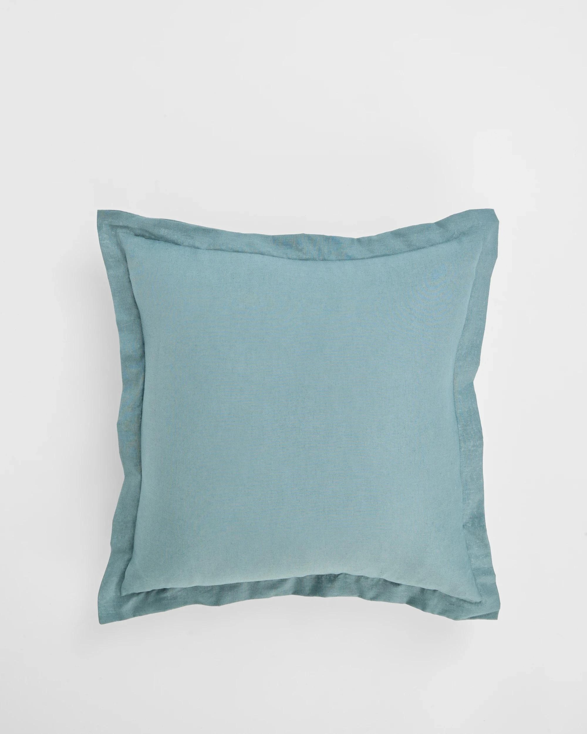 1 Target Laynie Linen/Cotton Cushion - Queen Bed - Blue, 1 of 2