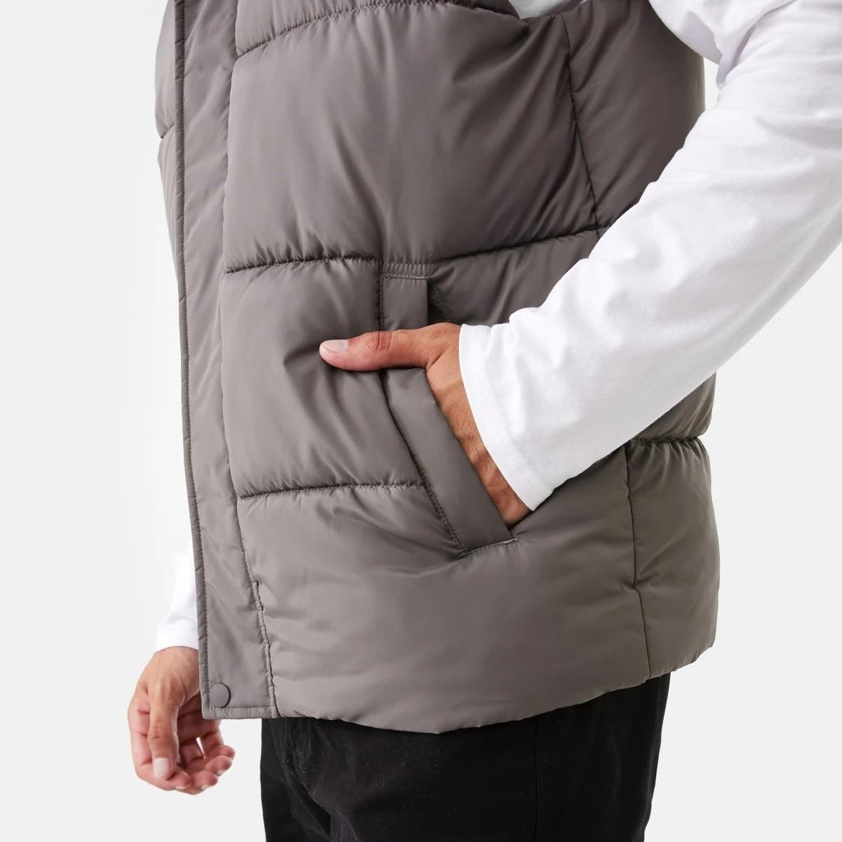 9 Hooded Puffer Vest Brn Eagle, 9 of 9