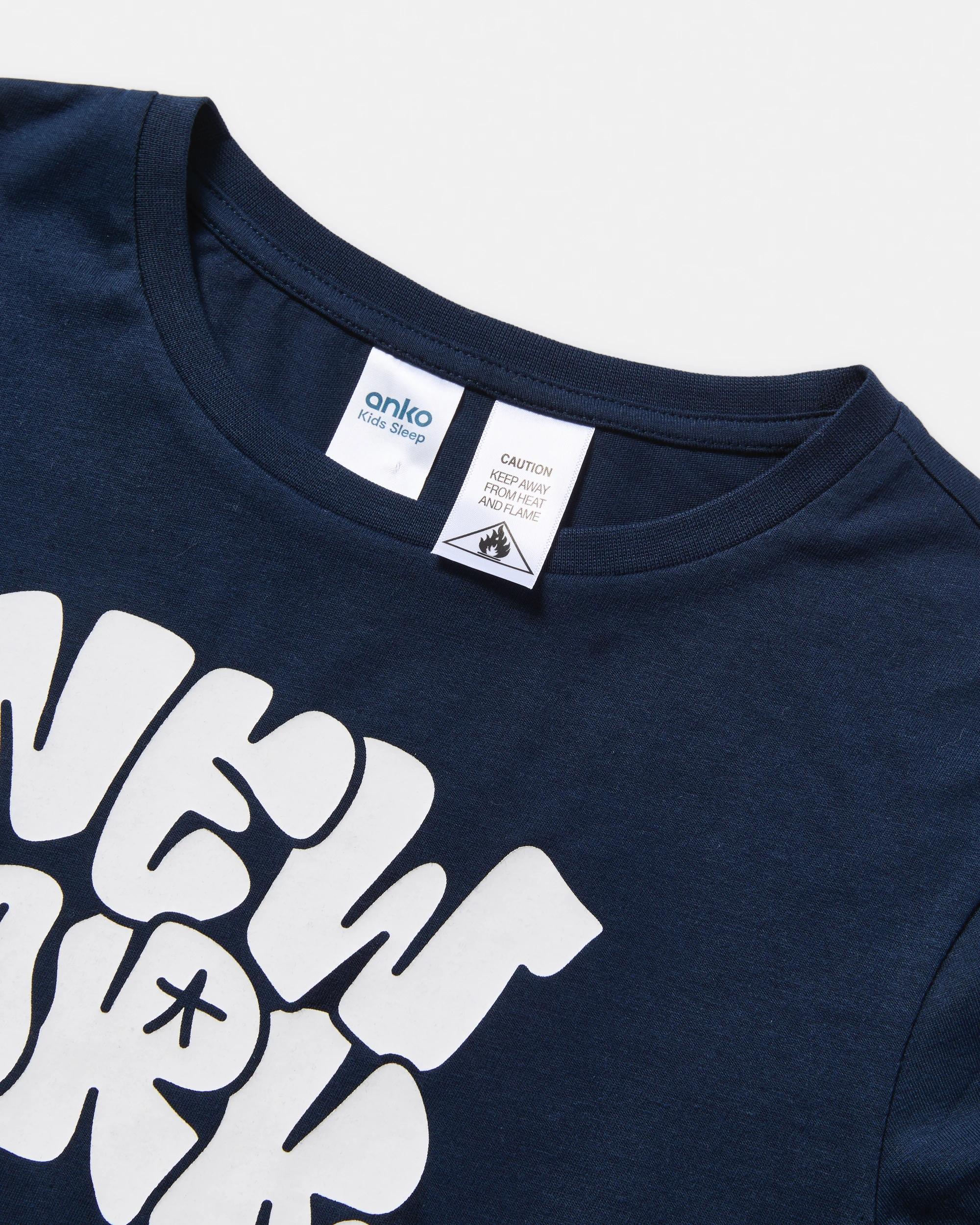 7 Knit Pyjama Set Nvy Ny, 7 of 8