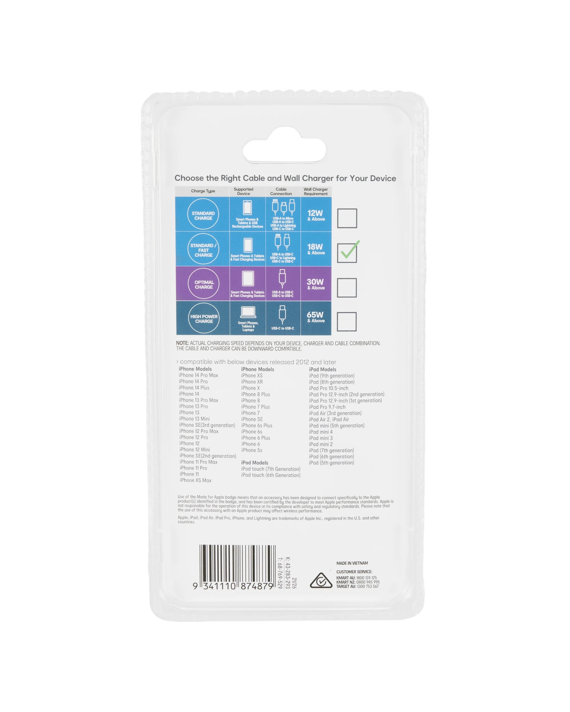 5 USBC Lightning Cable - 3m, White, 5 of 5