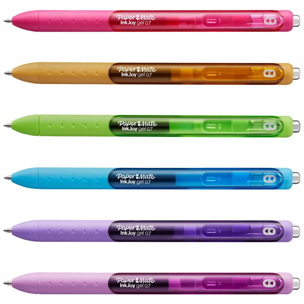 4 Paper Mate InkJoy Gel Pens 0.7mm Pastel Assorted 6 Pack, 4 of 9