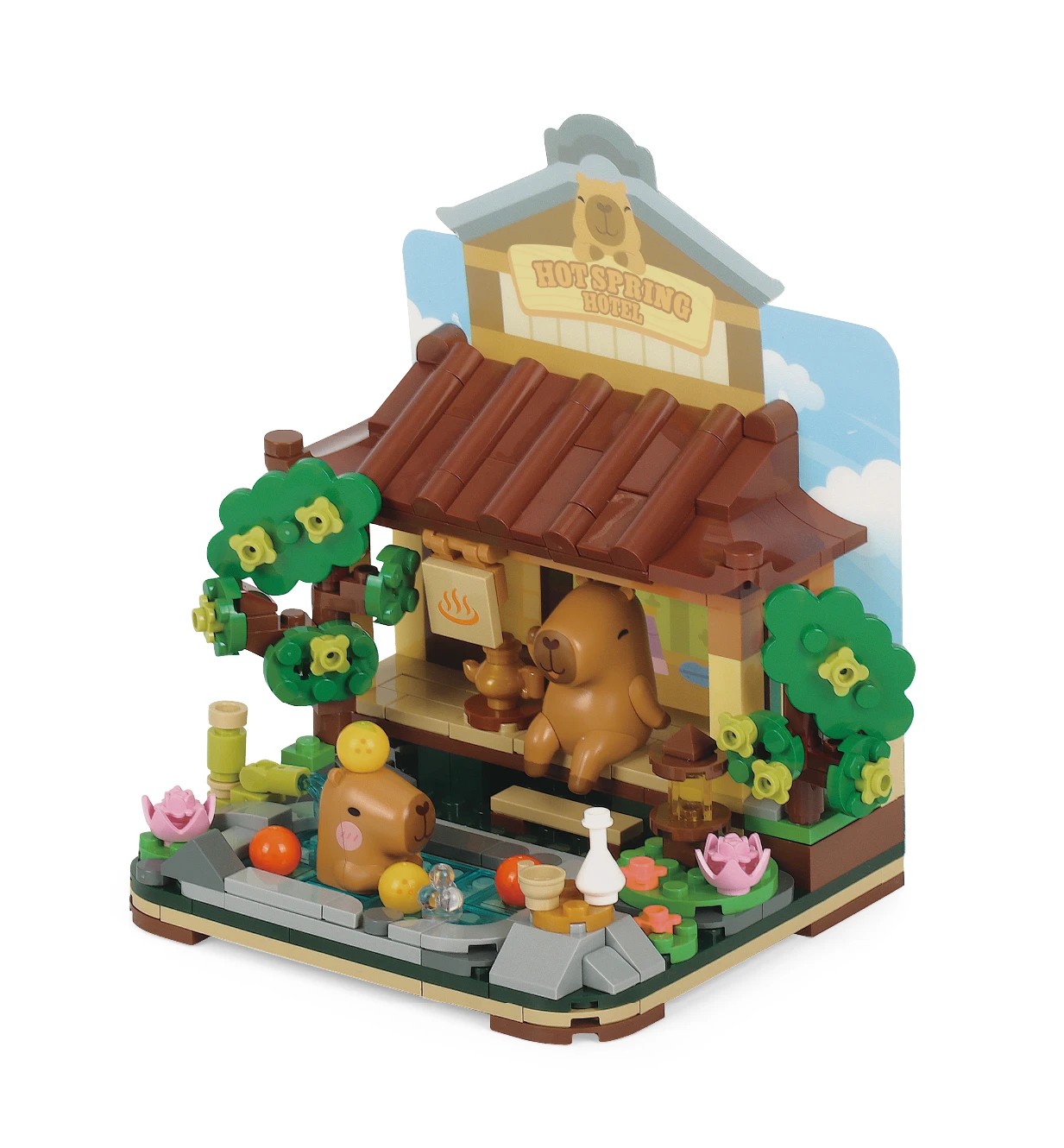 4 Mini Blocks Animal Series: Capybara - Assorted, 4 of 5