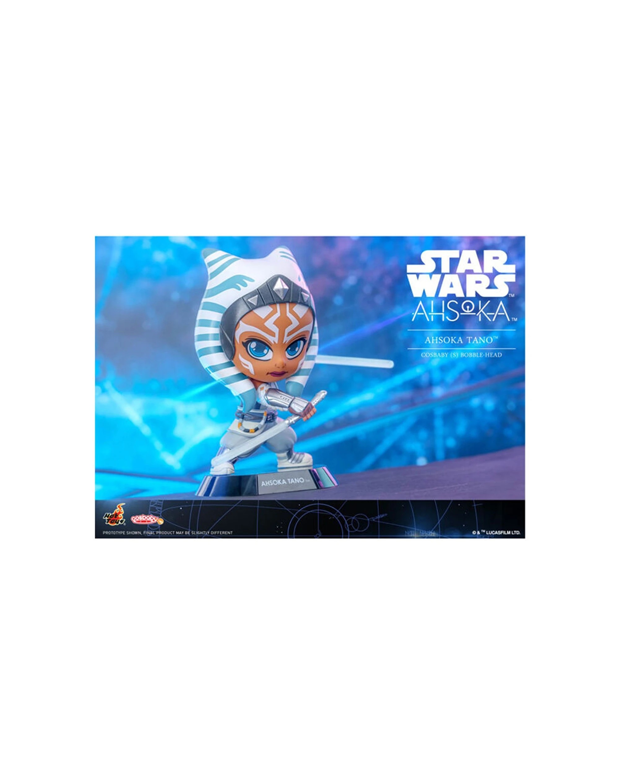 2 Star Wars Ahsoka Tano Cosbaby Hot Toys Action Figure Toy Bobble Head 12cm, 2 of 4