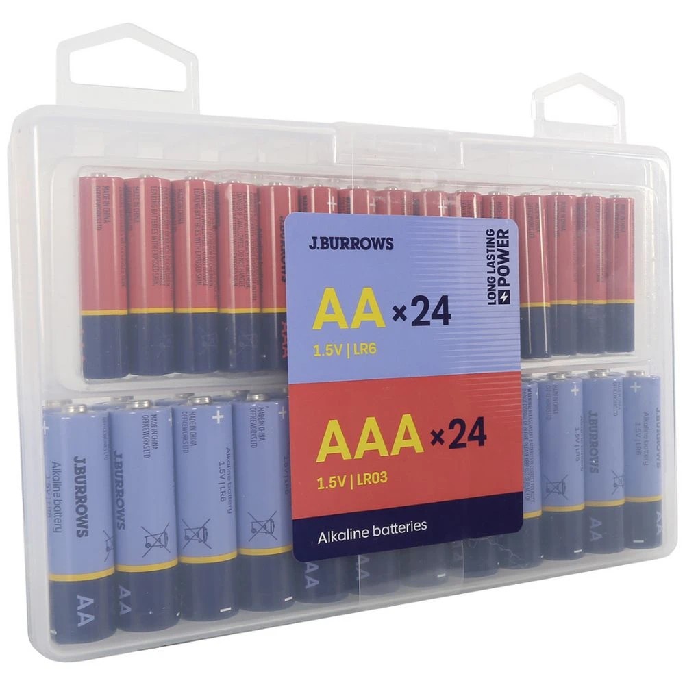 3 J.Burrows Batteries Mixed 48 Pack, 3 of 7
