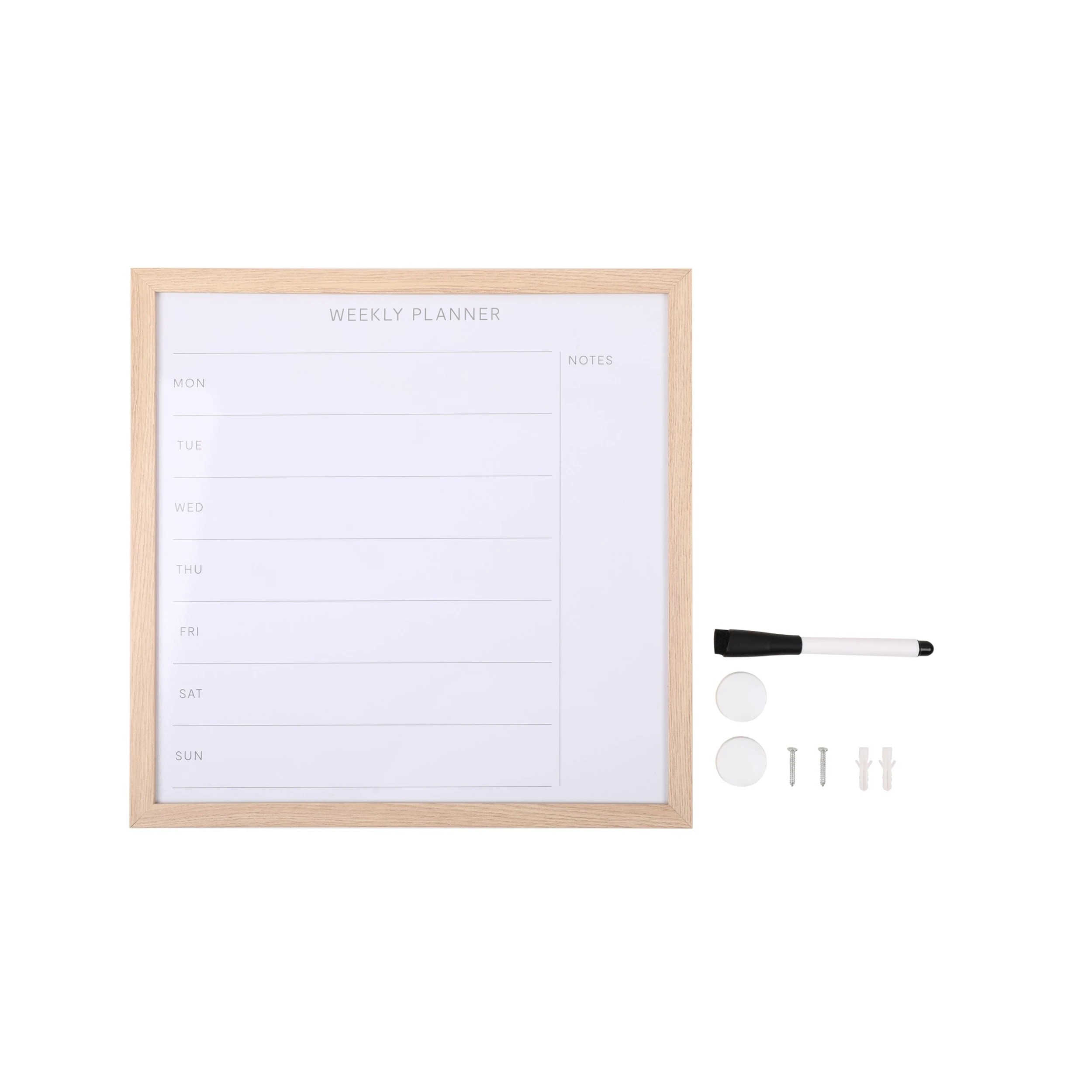 1 Square Magnetic Monthly Whiteboard 35.5cm x 35.5cm, 1 of 5