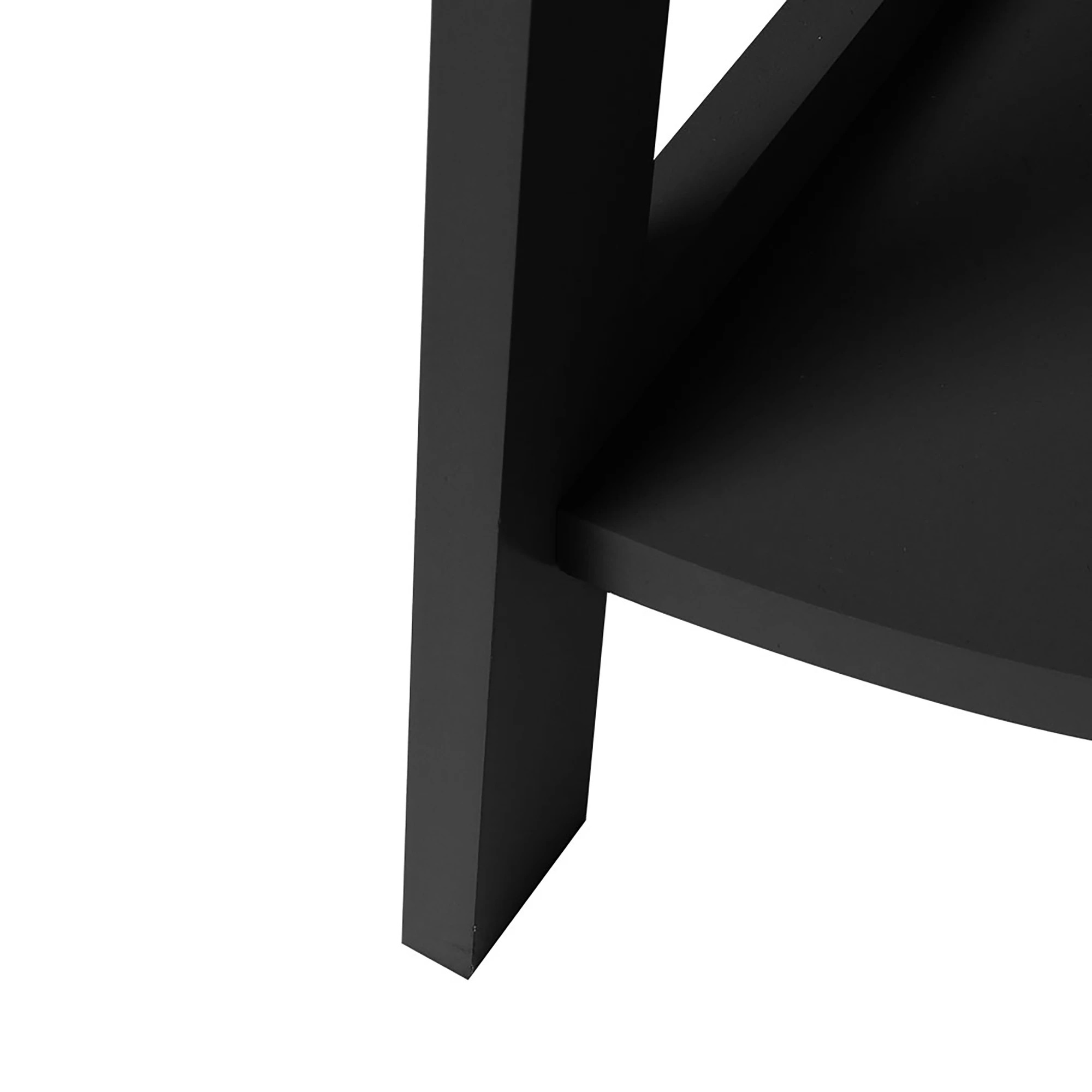 6 Levede 5 Tier Corner Shelf - Black, 6 of 7