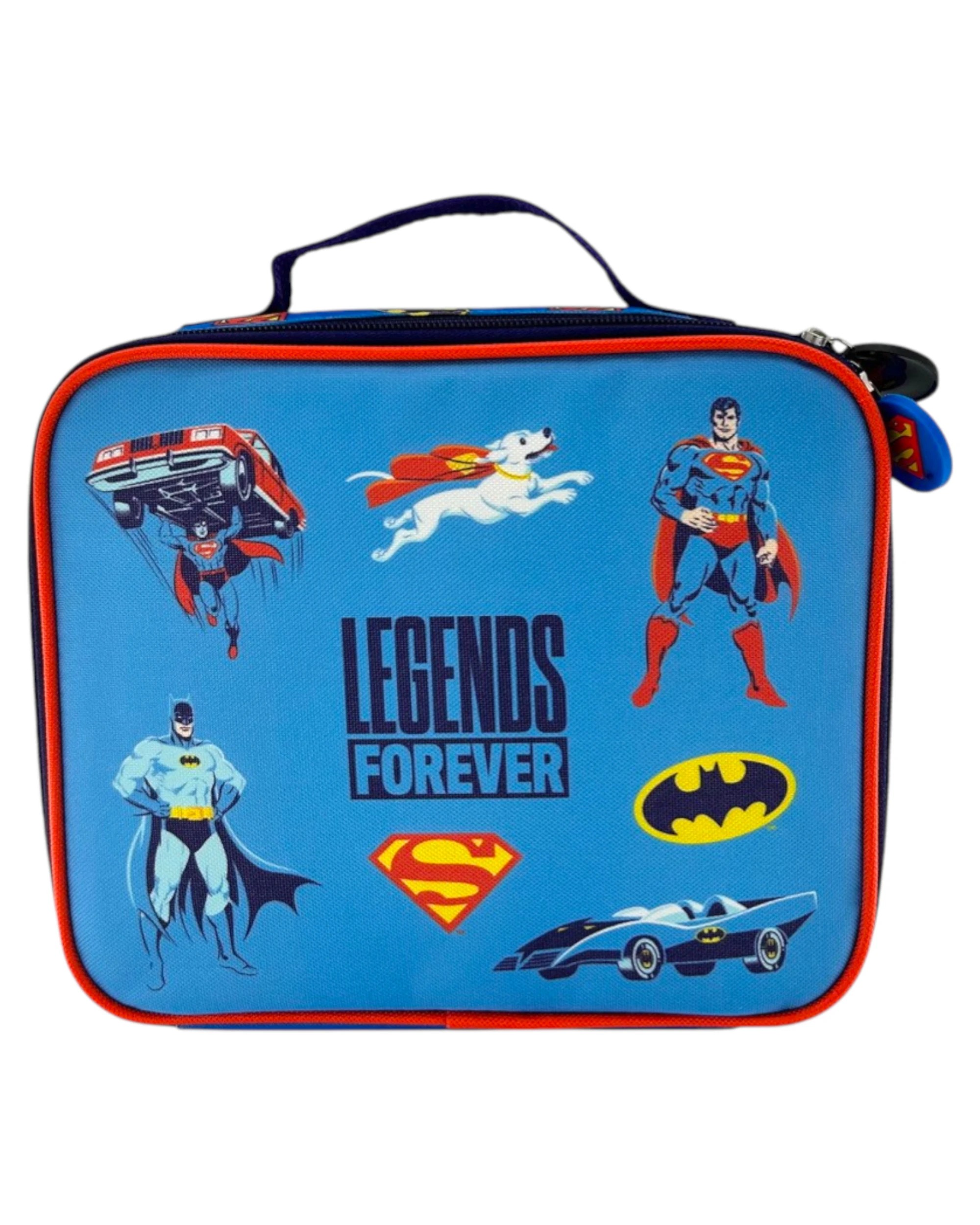 1 Warner Bros Batman & Superman Kids Lunch Box, 1 of 4