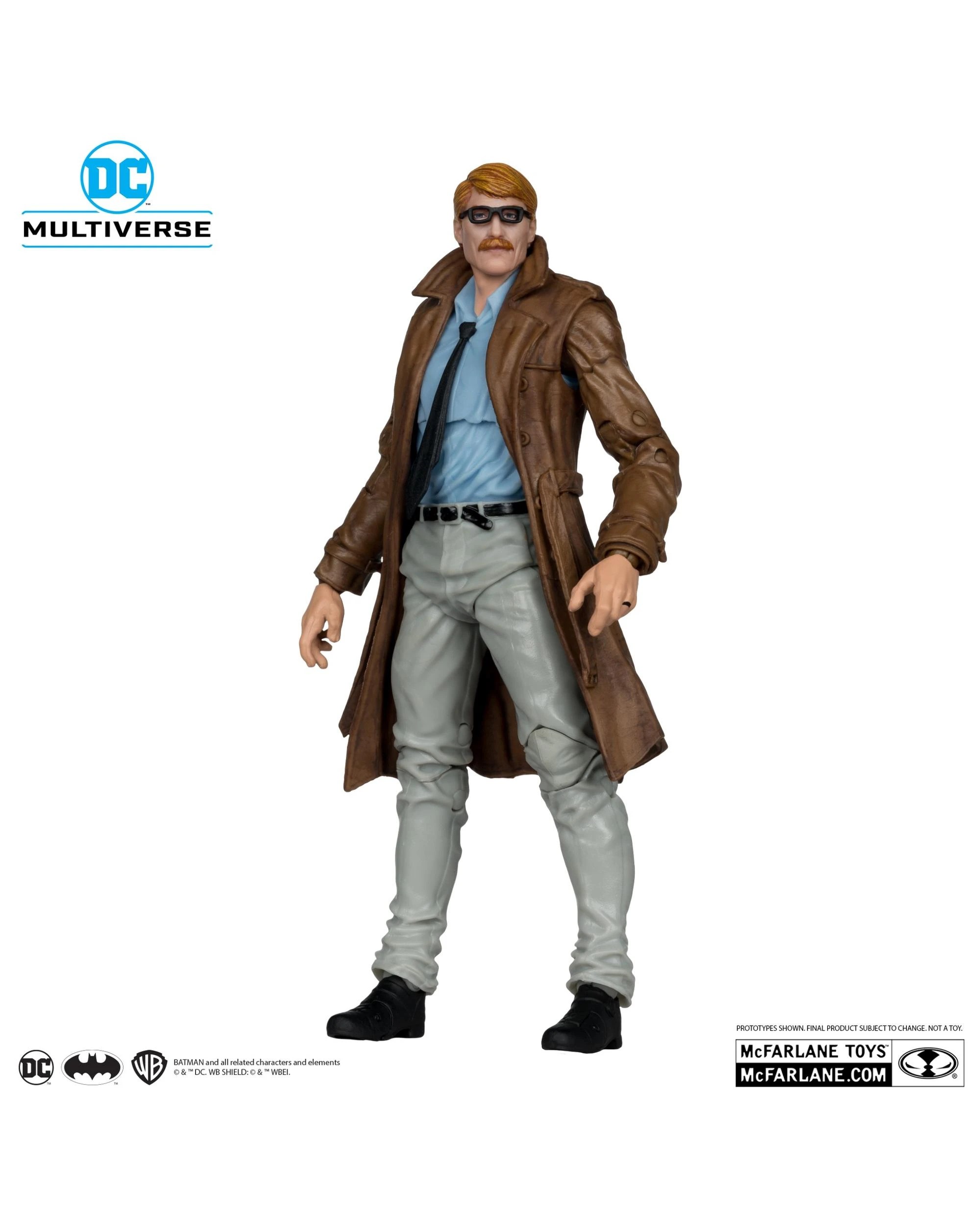 3 DC Multiverse Gold Label Batman Year One Part Four Lieutenant James Gordon 7 inch Figure, 3 of 9