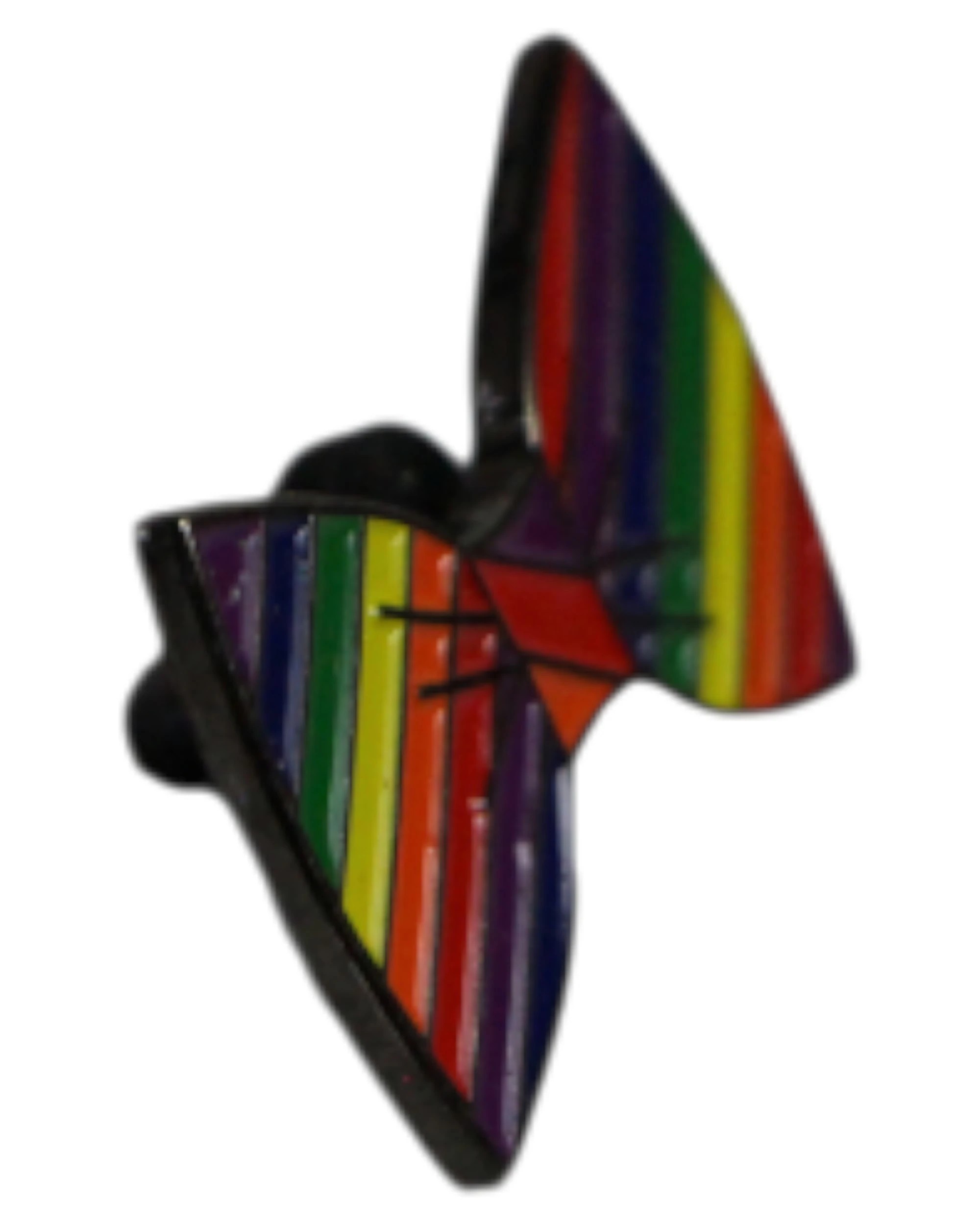 2 Zasel Rainbow Pride Bow Tie Lgbt Brooch Blazer Shirt Pin - Multi, 2 of 3