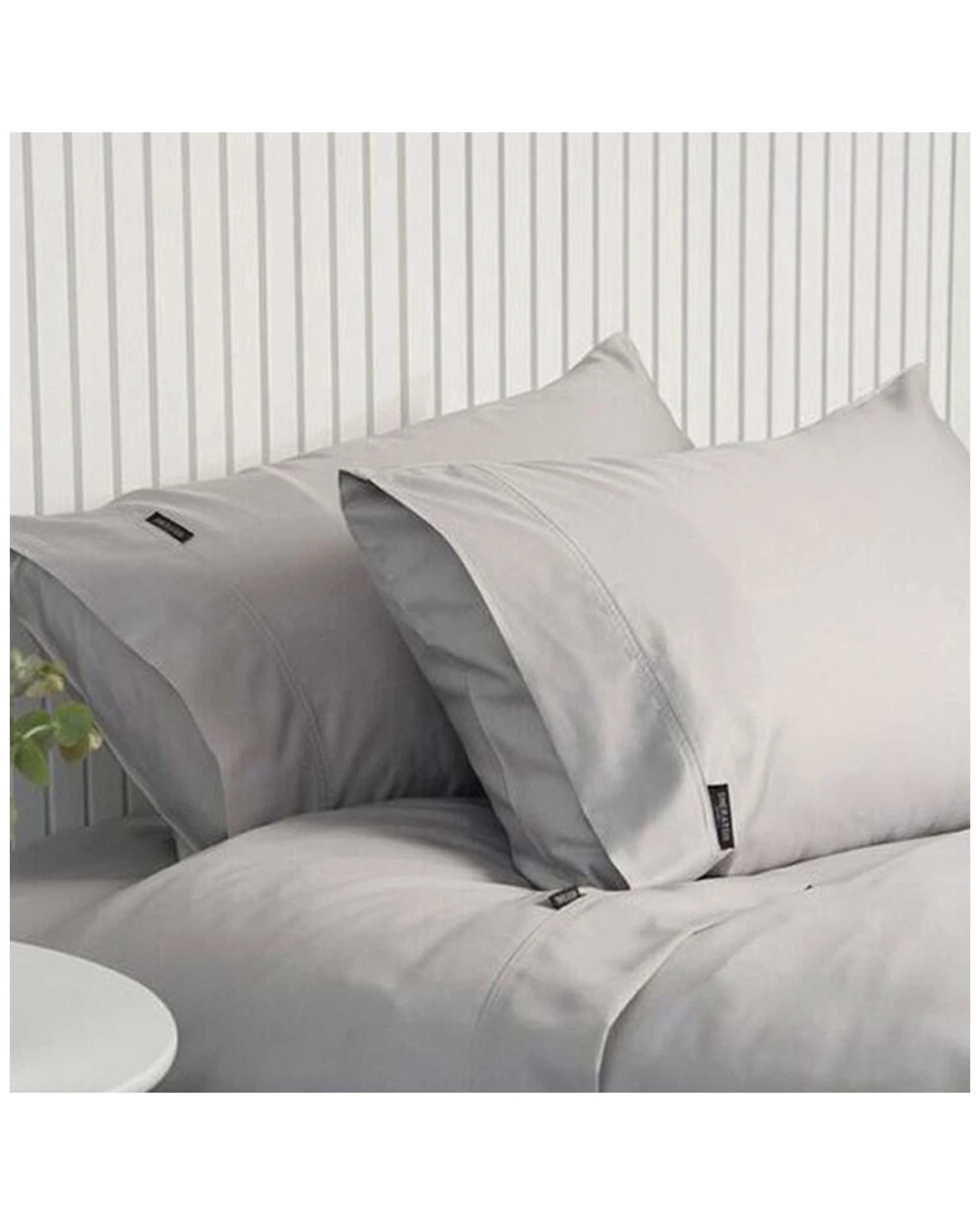 2 Sheraton Luxury Fitted Sheet Set 1000tc Cotton Rich Queen Size Dove Sheets
 - Queen Bed
 - Grey, 2 of 3